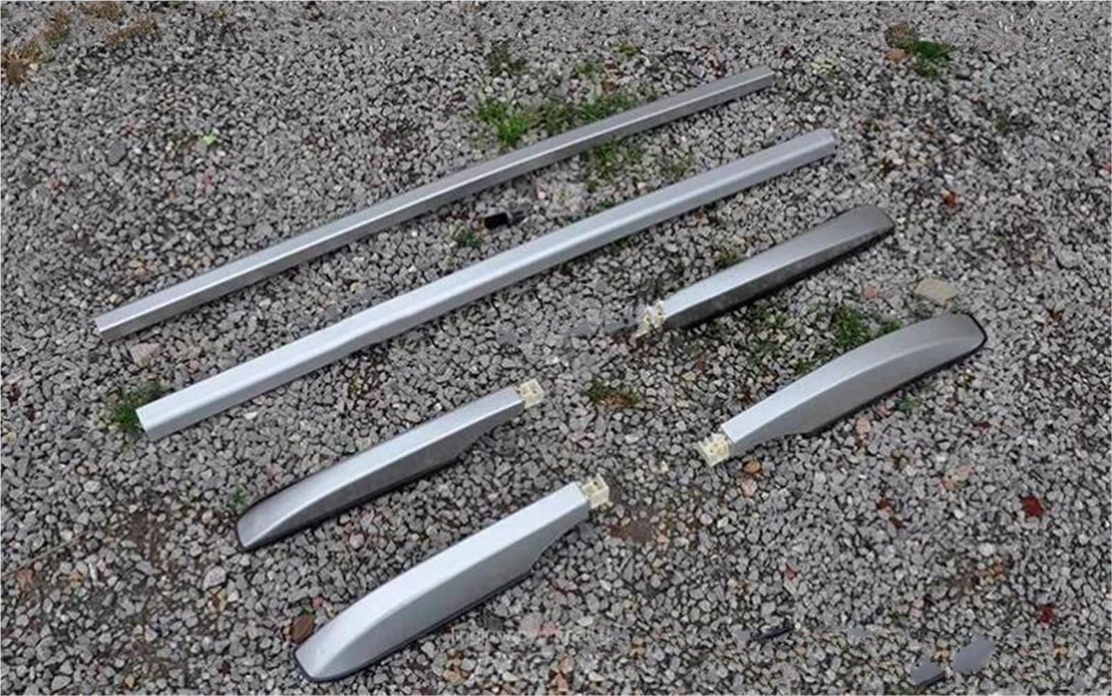 Barras Laterales para Portaequipajes Techo Molduras Accesorios para Hyundai para Tucson Ix35 2010-2011(Type A)