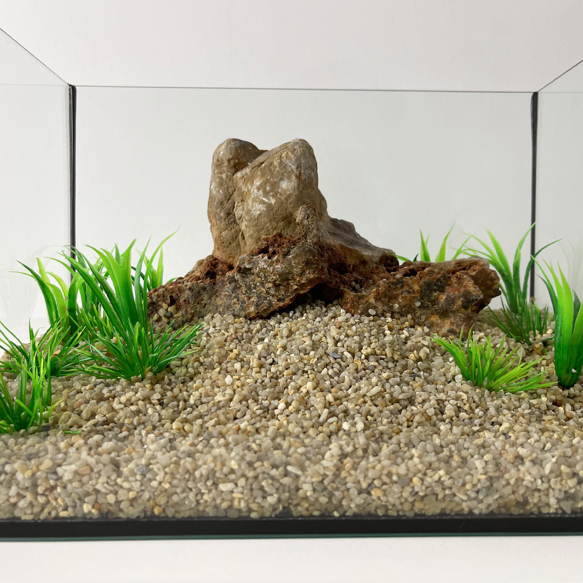 Schicker Mineral Aquariumkies beige 10 kg, grober Aquariumsand gewaschen, ungefärbt, kantengerundeter Bodengrund, Kies für Süßwasseraquarien, Meerwasseraquarien, Aquascaping (ØKörnung: 2,0-3,15 mm)
