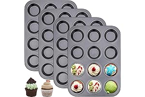 4 Pack Nonstick Muffin Pan for Cupcakes