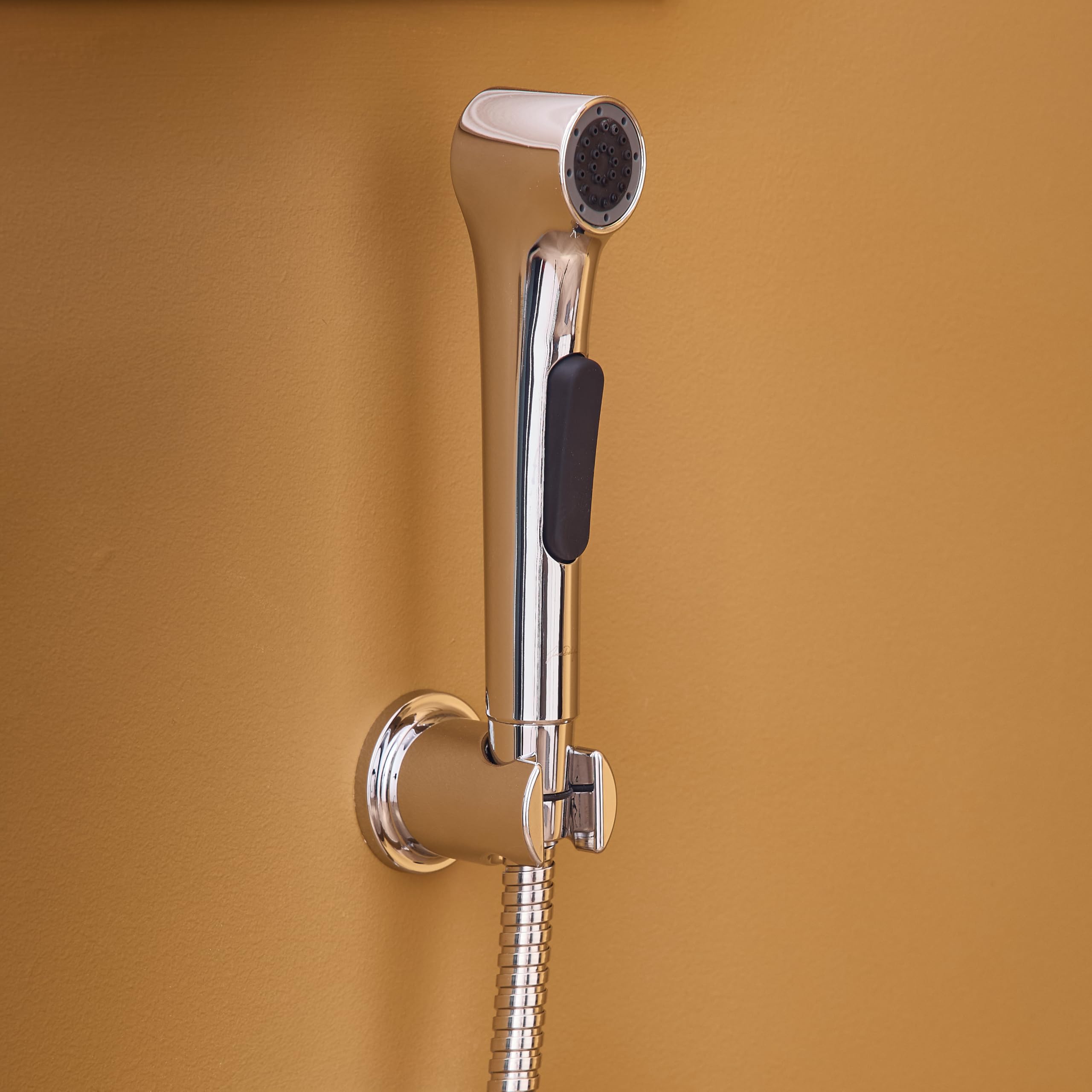 Jacob Delafon Elate - Ducha higiénica para inodoro, con soporte de pared y flexible de 1,2 m, 1 chorro, sin grifo, acabado cromado - E97258-CP