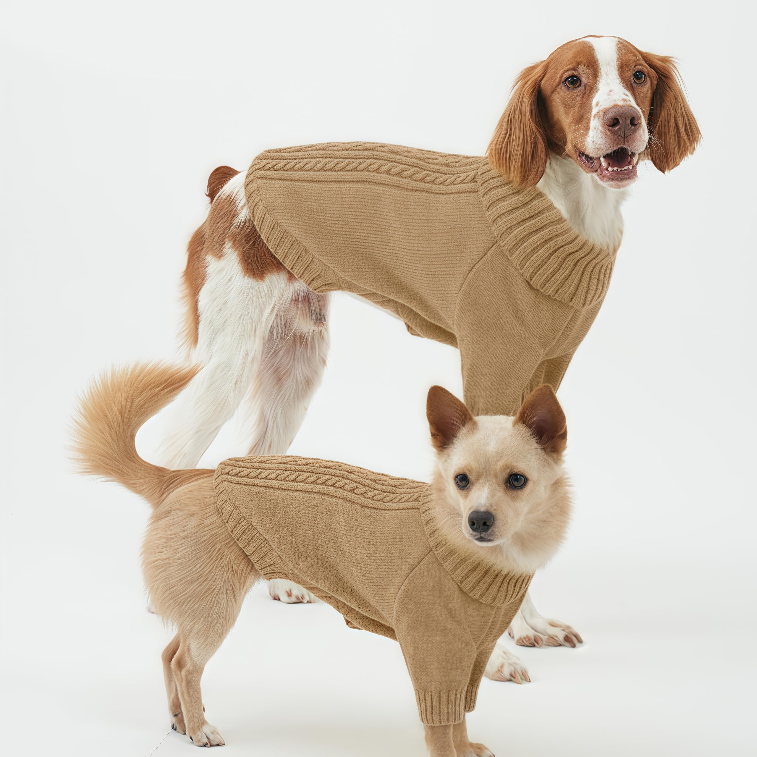 KONVINIT Pull pour Petit Chien,Élastique et Confortable pour Hiver, Facile à Mettre