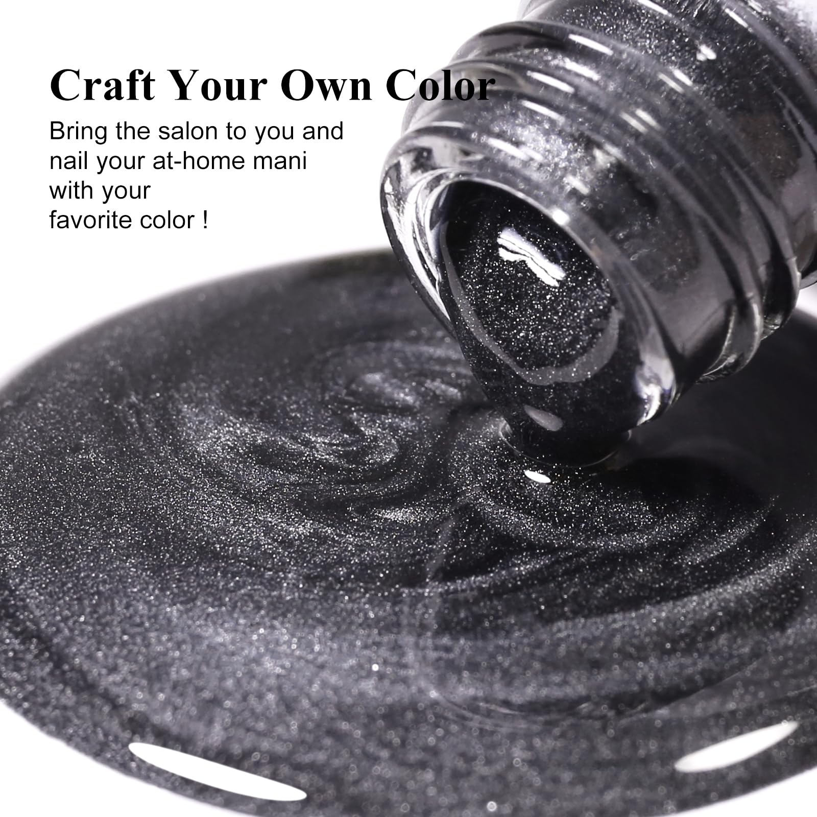 15ml Smalti in gel per unghie Semipermanente Occhio di gatto magnetico Glitter Argento, Smalto per unghie in gel Cat Eye Holographic Shining Glitter super brillante - 3