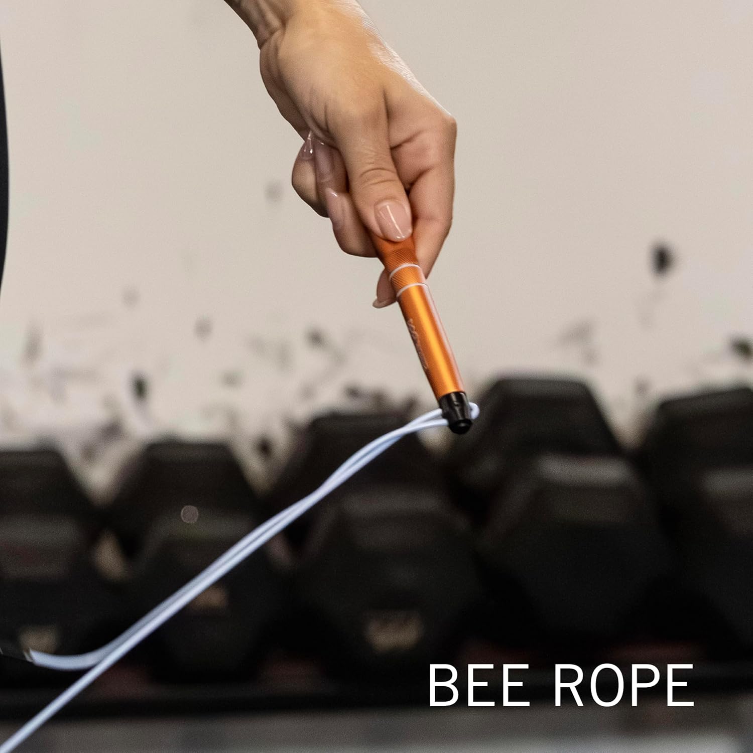 PICSIL - BEE High Speed Skipping Rope | Aluminum & Double Bearing System | Self-Adjusting for Cross Training, Boxing & Fitness | Lightweight 7.4oz | Adaptable for Men, Women & Children |