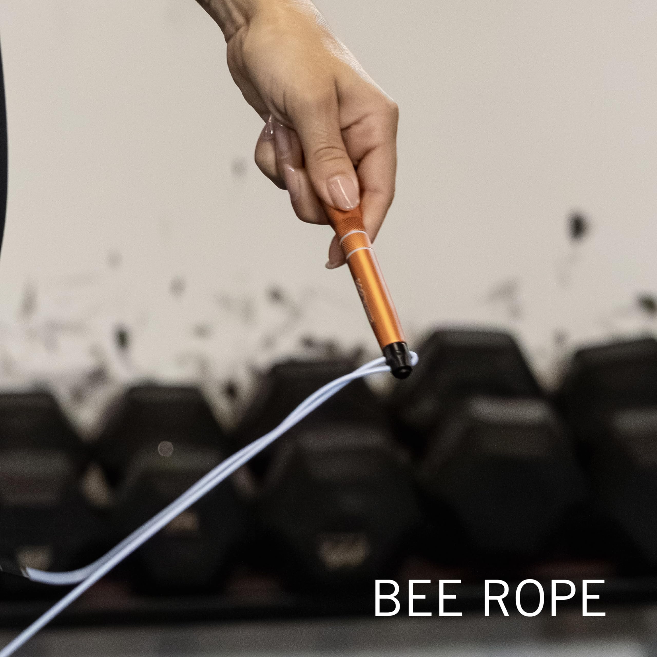 Picsil BEE - Cuerda de saltar de alta velocidad, cuerda ligera hecha de aluminio, solo 200 g, sistema de cuerda autojustable, entrenamiento, boxeo, fitness, puro hombre y mujer