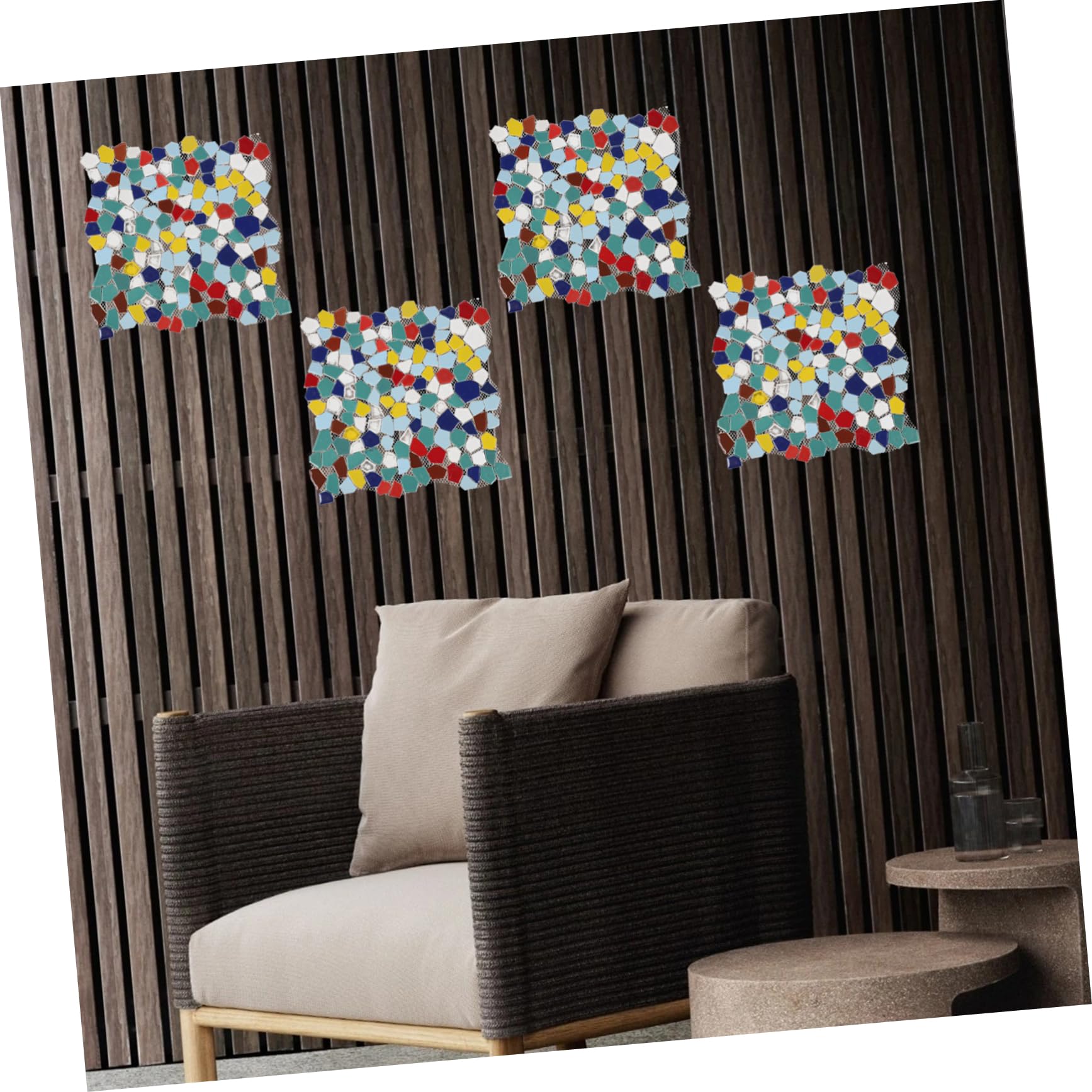 Hohopeti Teselas para Mosaicos de Cerámica, Piezas Irregulares para Manualidades Diy, Bordes Uniformes, Decoración del Hogar y Arte