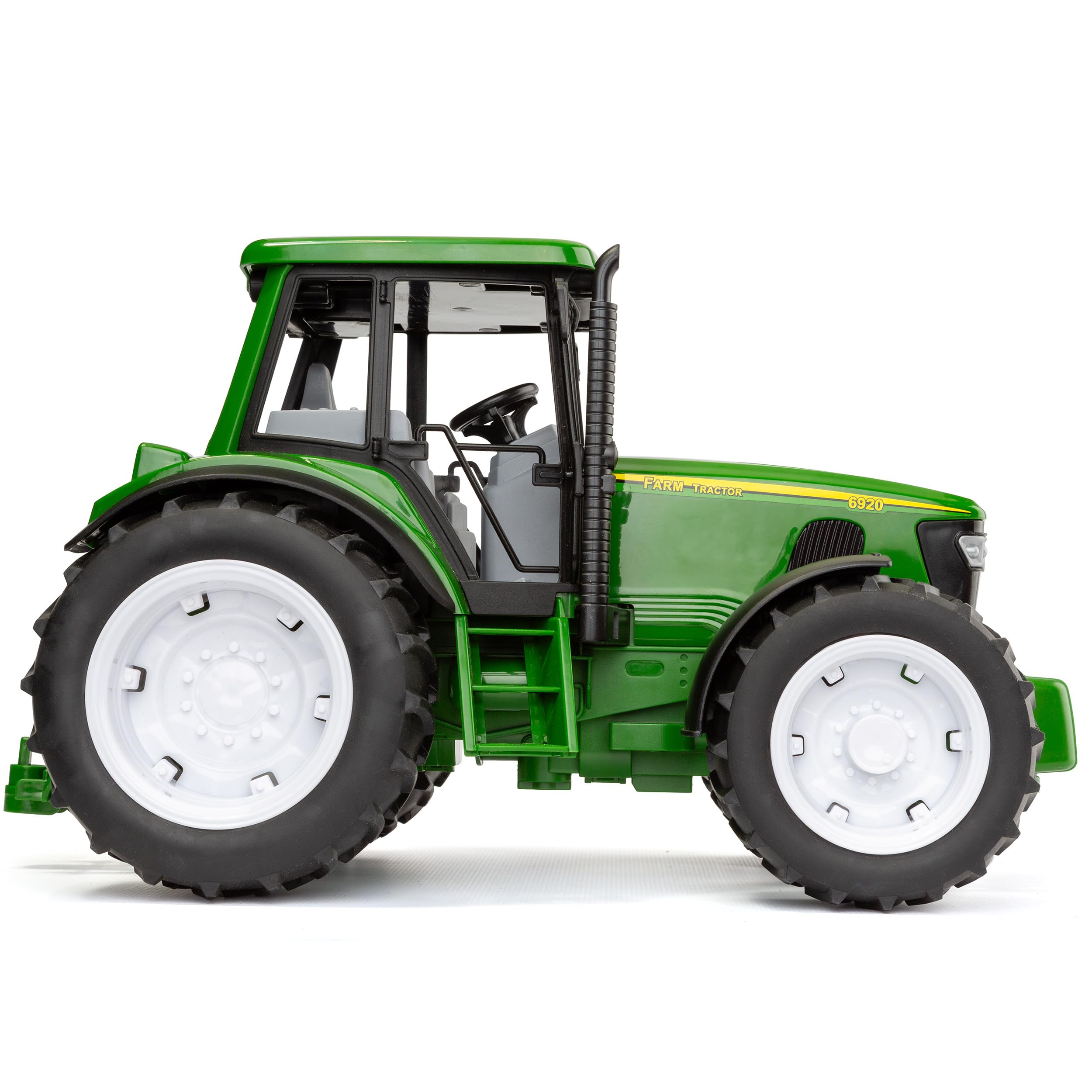 MOLTO - Tractor Infantil con Motor, Escala 1:16 Luces y Sonidos Molto Farm, Juguete Educativo con Arranque, Bocina y Marcha Atrás, Juguete de Granja, + 3 Años — view 3
