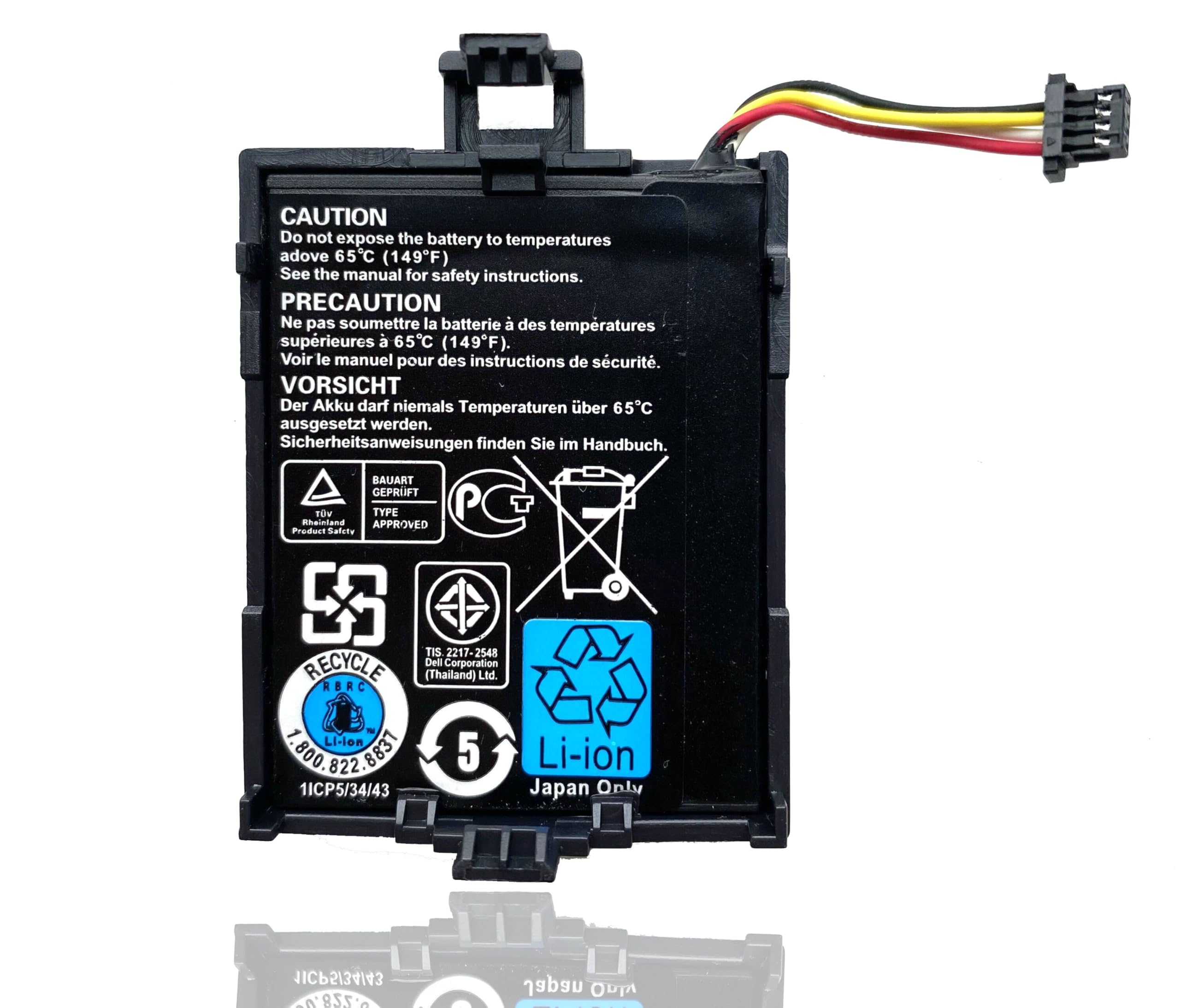 FSANXF T40JJ Battery for Dell Perc Raid H710 H710P H730 H730p H810 H830 PowerEdge M620 R320 R420 R520 R620 R720 R820 T110 II T420 H132V 70K80 H132V