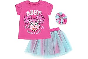 Charming Elmo & Abby Cadabby Outfit: Birthday Party Delight for Little Magicians
