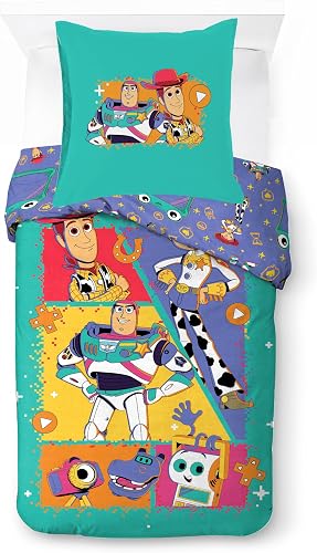 Franco Ensemble de Housse de Couette Kids Disney Toy Story Jay