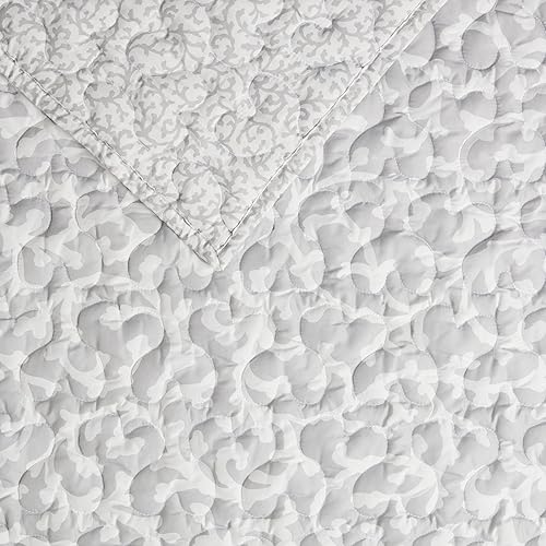 Miniatura 5 de Waverly Traditions - Juego de ropa de cama de 3 piezas con diseño de silueta Savoy vintage, juego de cama Queen con 2 fundas de almohada y edredón,