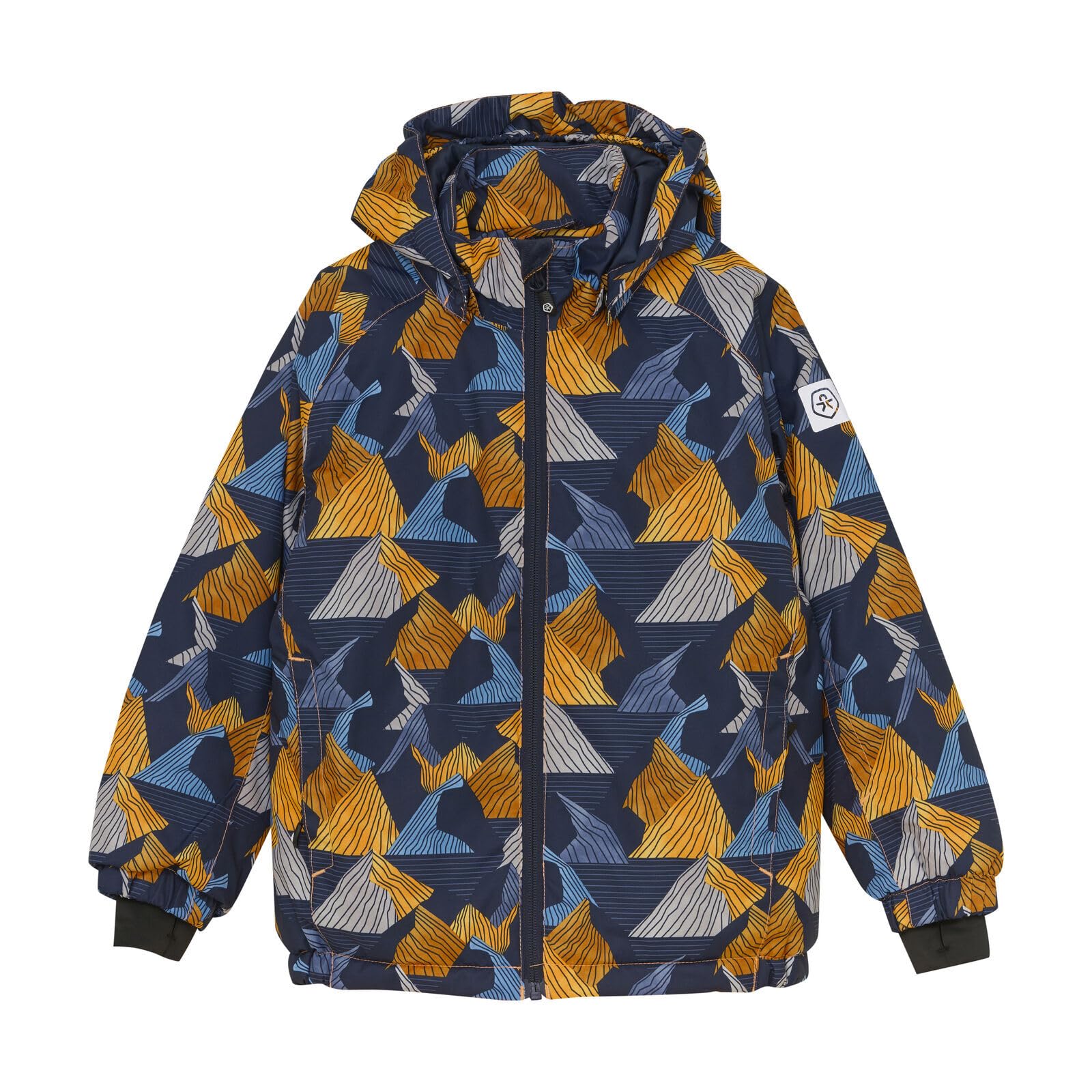 Color Kids Skijacke AOP Orange Pop