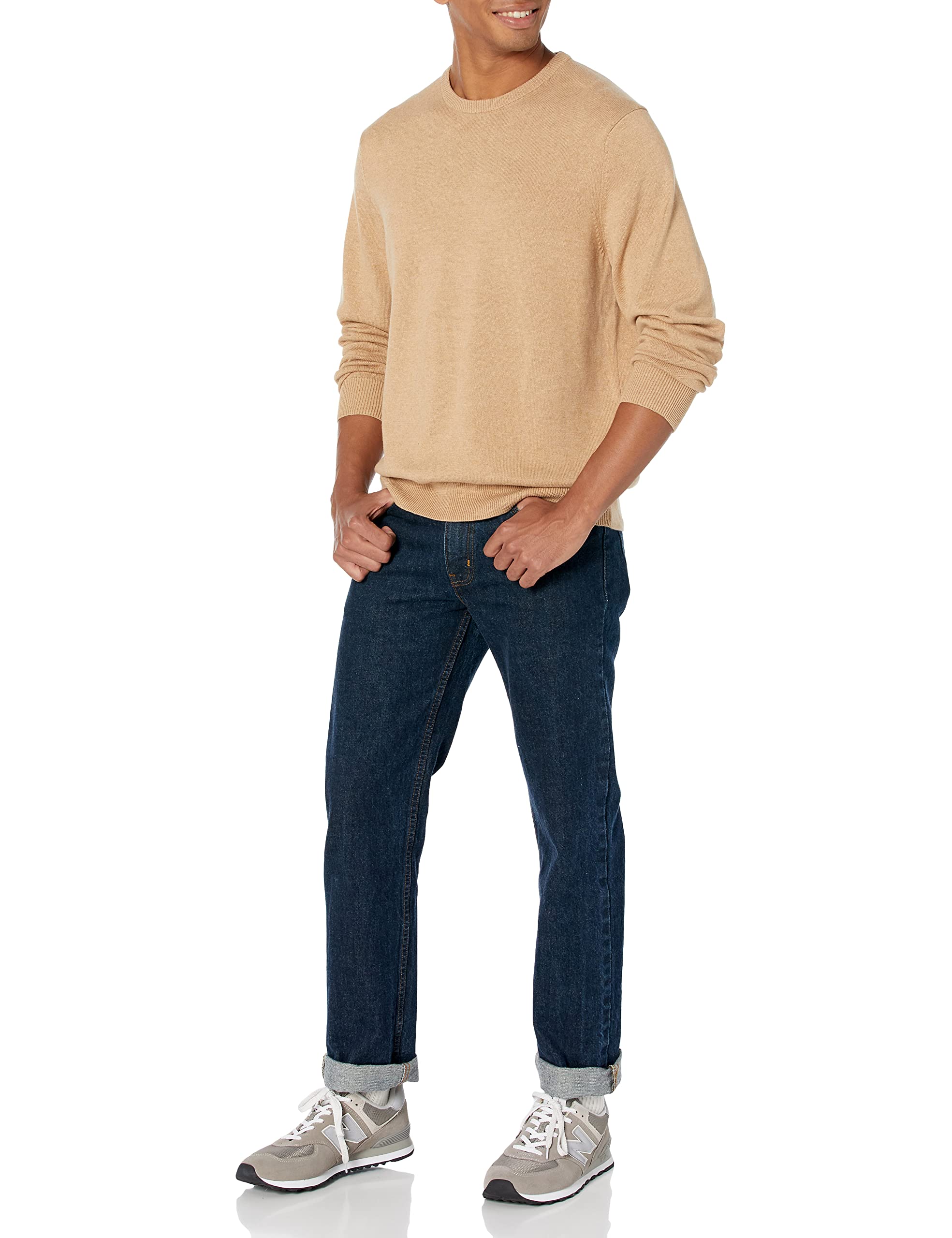 Amazon Essentials Maglione a Girocollo (Disponibile in Taglie Extra Forti) Uomo