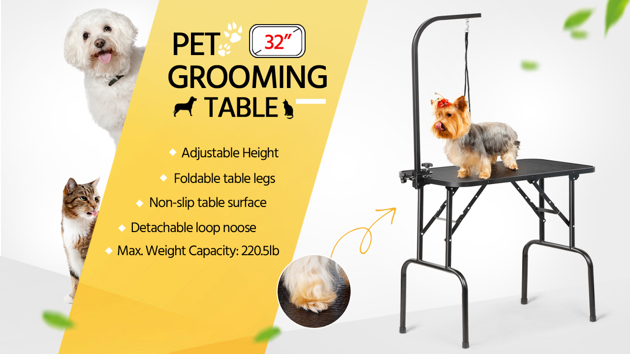 small dog grooming table