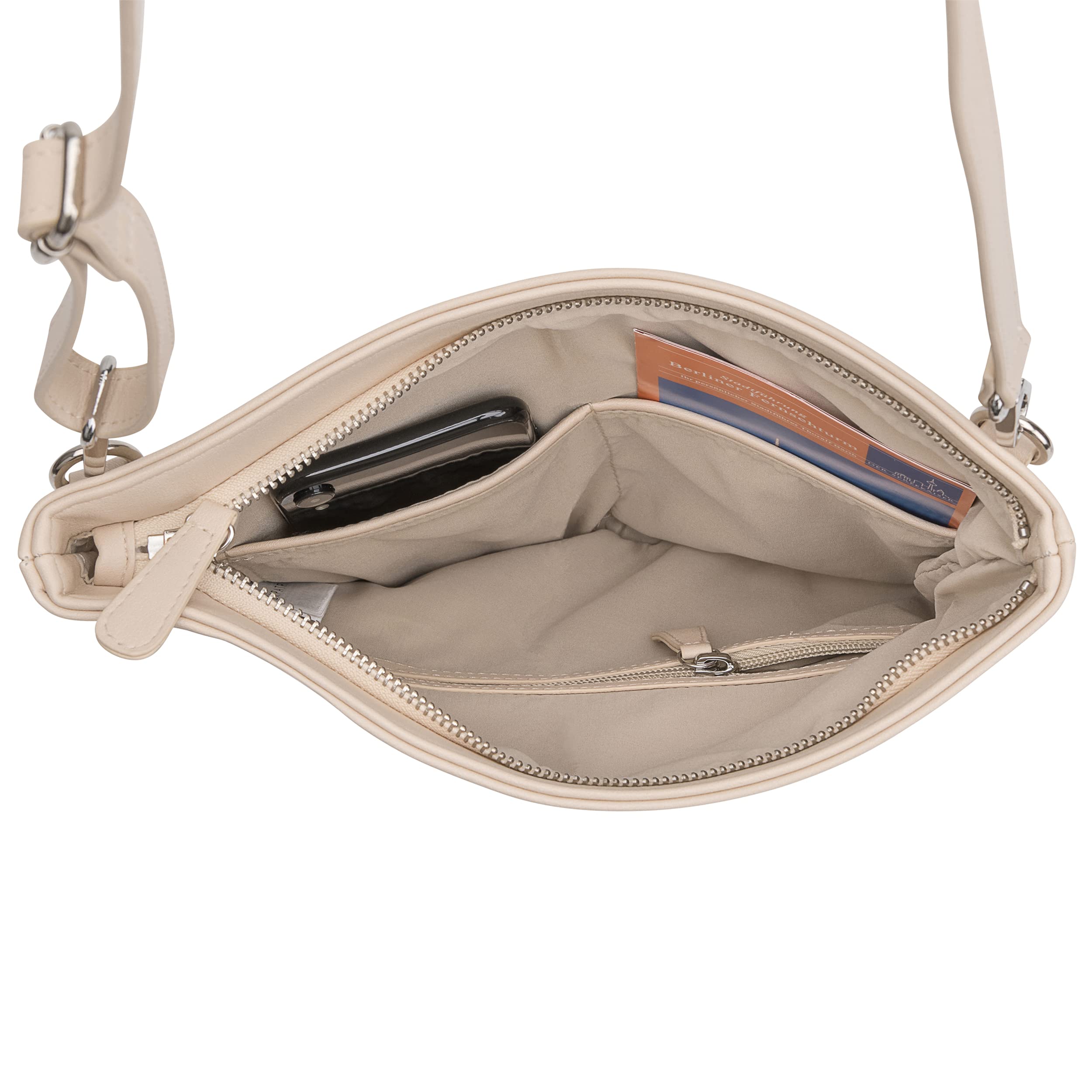 Expatrié Clutch Marie Damen Handtasche aus Veganem Leder - PU Ledertasche Abendtasche Umhängetasche Tasche Schultertasche - Elegante Clutch & Schultertasche in Einem