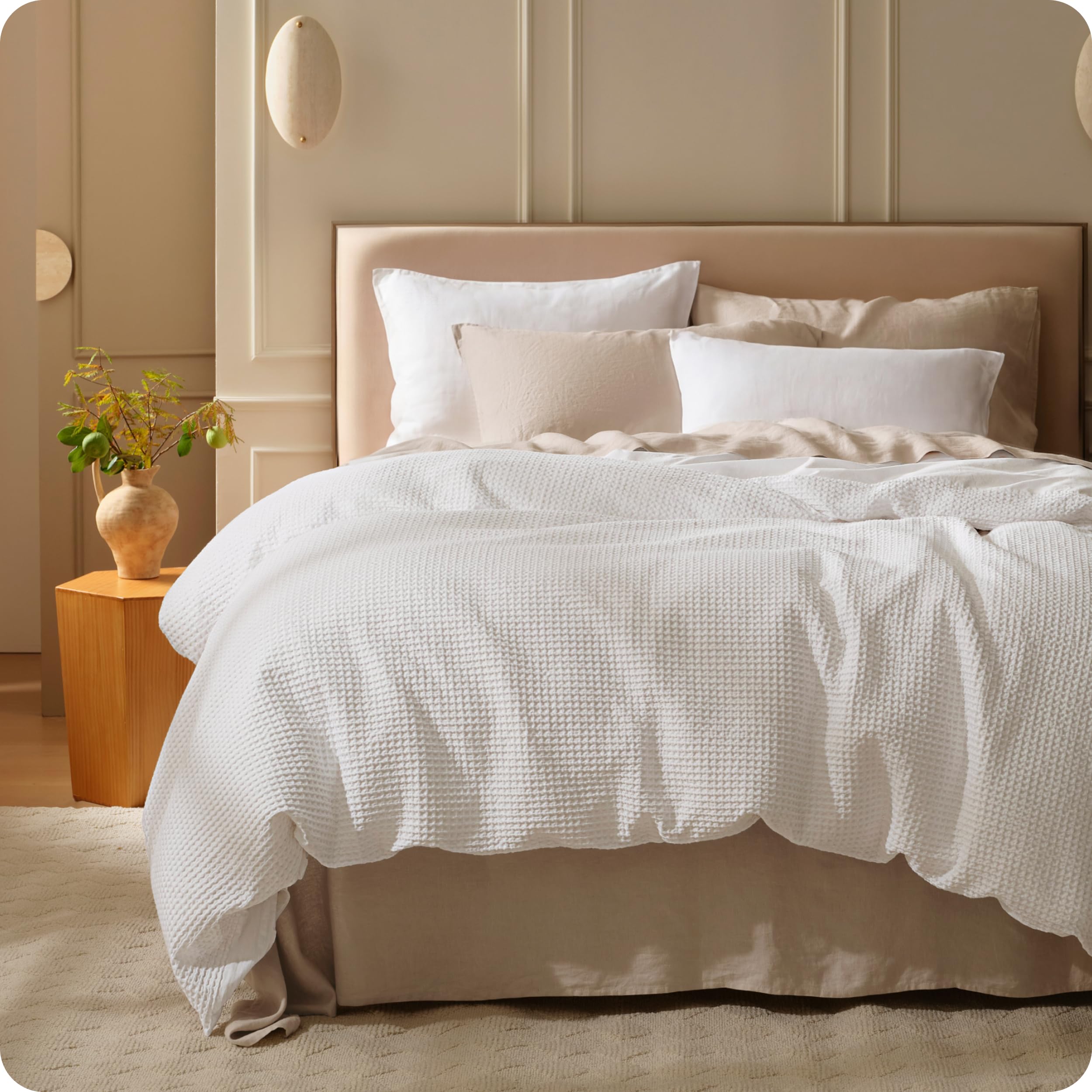Bedsure Cotton Duvet Cover Queen Size