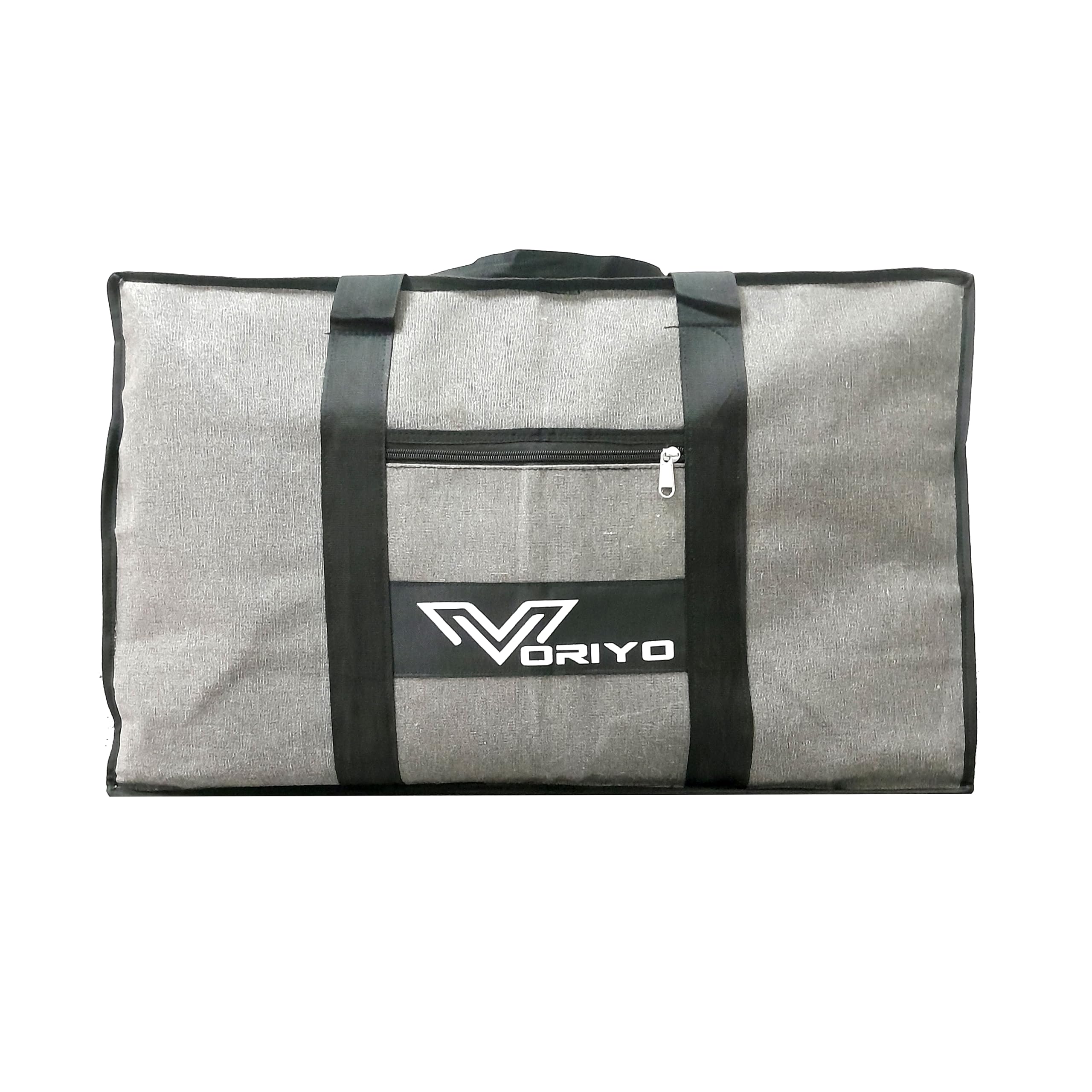 voriyo Unisex-Adult Big Size Travel Bag Duffle Luggage Organizer Foldable Large Shopping Grocery and Multipurpose Large Capacity Carry Bag 28inches with Strong Handles (Grey) TVL1H-picture-10