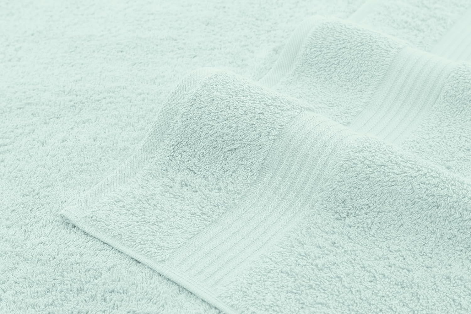 American Veteran Towel, Hand Towels for Bathroom Set of 4, 100% Cotton Turkish Hand Towel Sets, Soft Hand Face Towels, Mint Green Hand Towels - Image 3