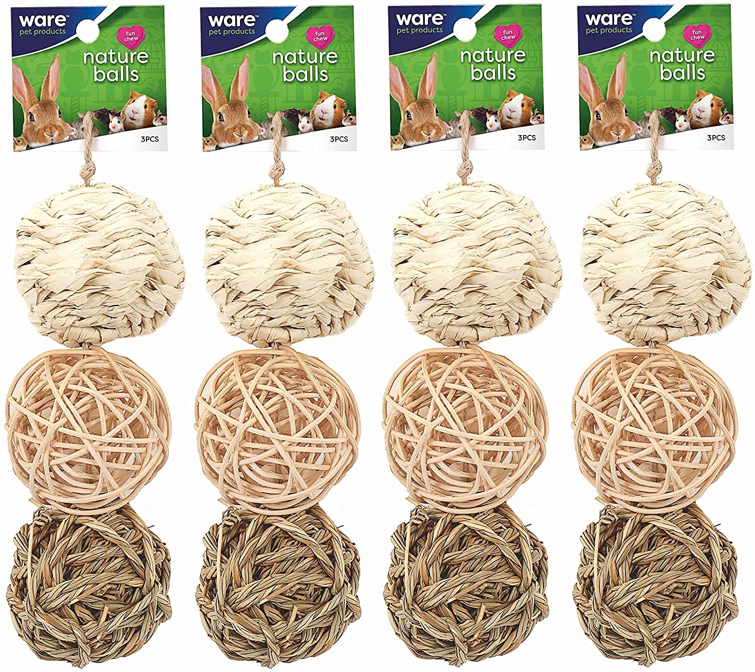 Balle naturelle à mâcher de qualité supérieure pour lapins exigeants