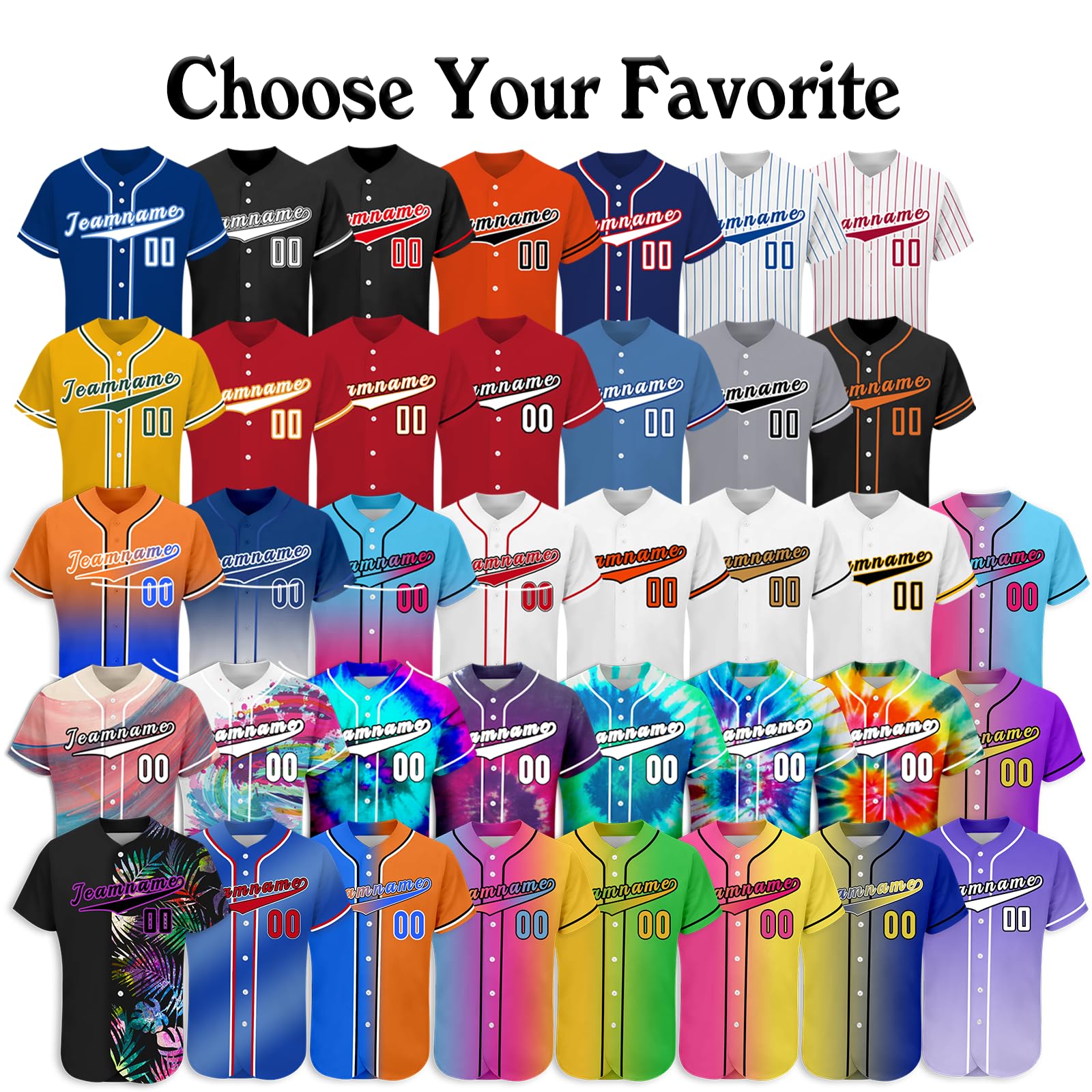 Custom Baseball Jersey Men Women Youth Personalized Baseball Shirts Customised Softball Jersey Shirts