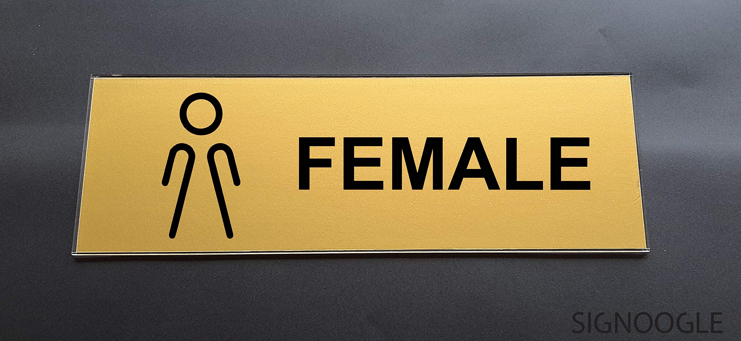 Buy SIGNOOGLE Female Restroom Toilet Washroom Trail Dressing Room