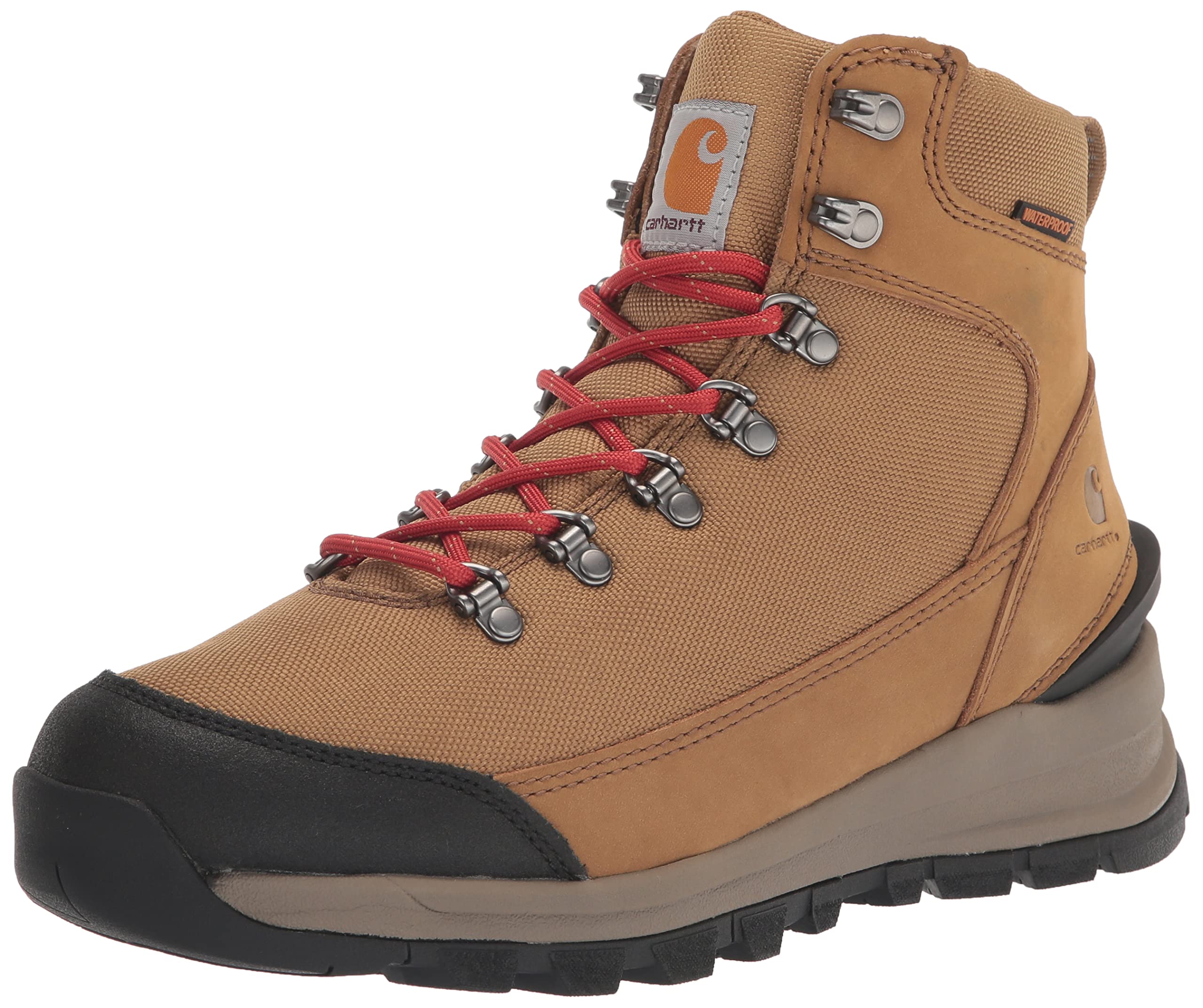 Carhartt Women's Gilmore Waterproof 6" Soft Toe Hiker Boot, Durable Leather with Slip Resistant Sole and Cushioned Support