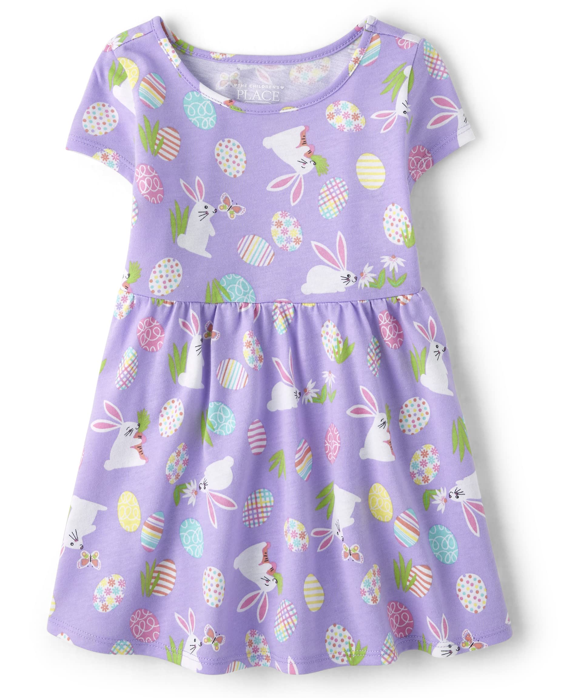 and Toddler Girls Short Sleeve Fashion Dress
