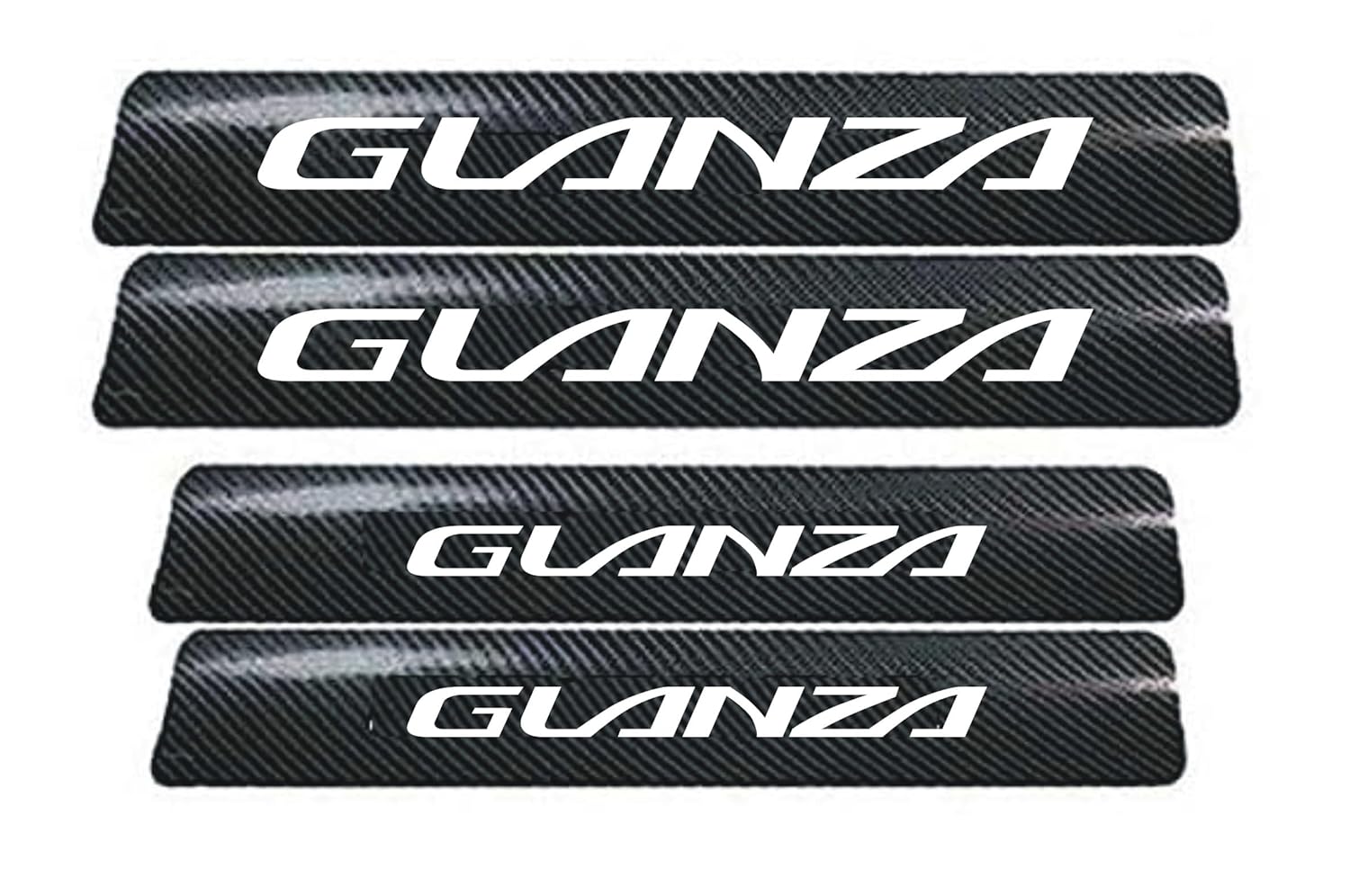 DIAMOND AUTO Car Door Sill Protectors for Glanza, 4 Pcs Reflective