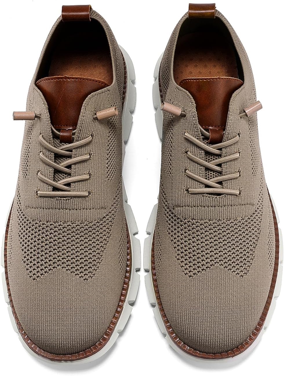 Wearbreeze Men’s Business Casual Oxford Sneakers – Lightweight Lace-Up Dress Shoes for Work, Travel & Daily Commute