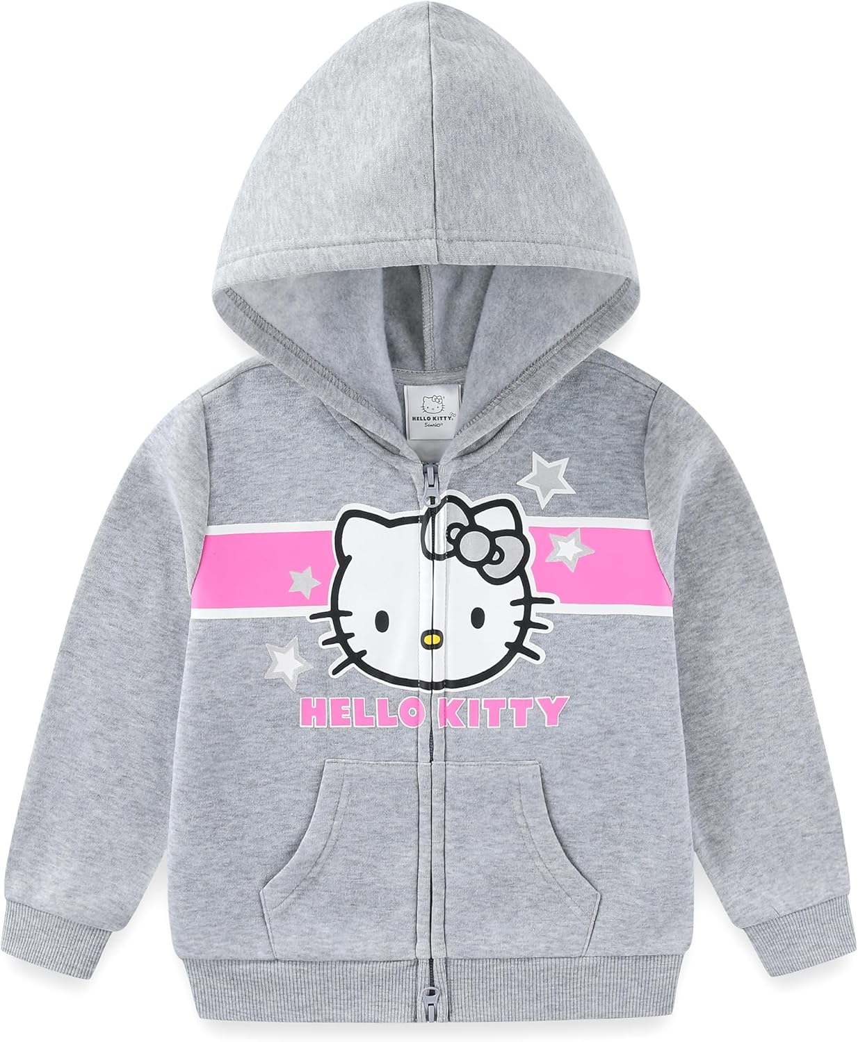 Hello Kitty Sanrio Girls Zip Up Hoodie and Pants Set - Image 2