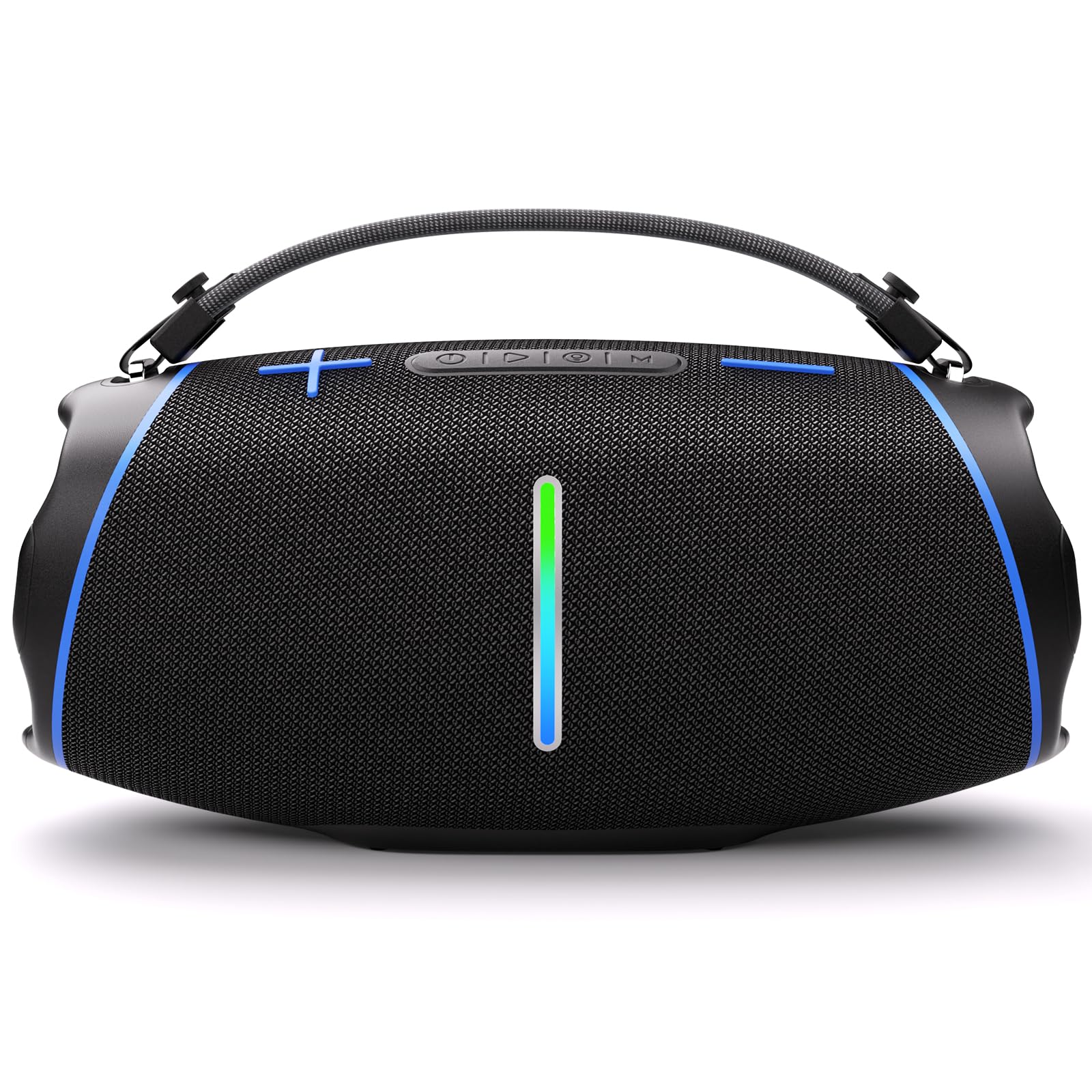 RIENOK Cassa Bluetooth Potente 100W, Impermeabile IPX6 per Esterno Feste | 2 Tweeter 2 Woofer, Supporto USB /Scheda TF /AUX, 30 Ore di Autonomia, Vero Stereo Senza Fili, Chiamate in Vivavoce
