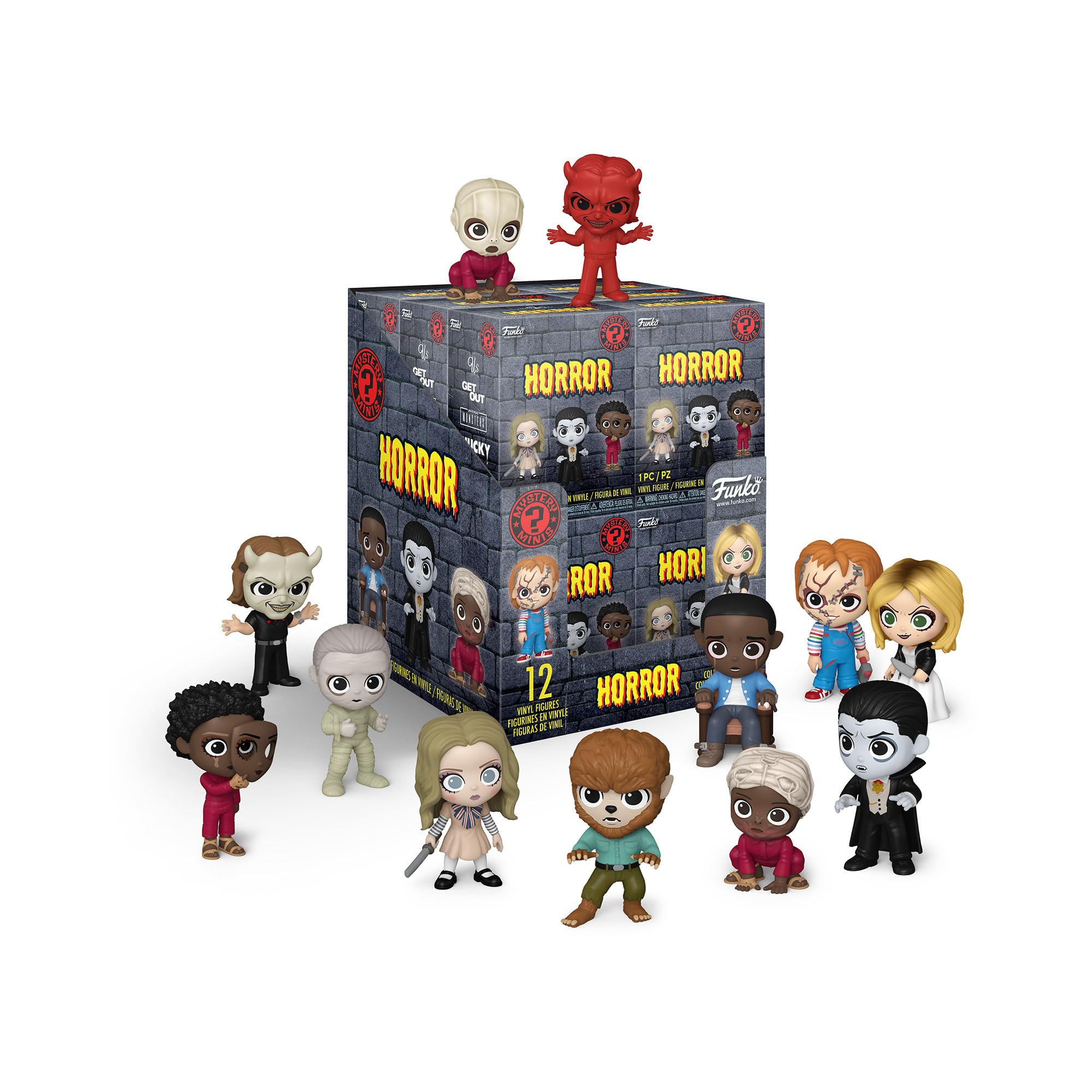 Funko Mystery Mini: NBCU Horror - Chucky - 1 of 12 To Collect - Blind Purchase- Minifigura de Vinilo Coleccionable - Idea de Regalo - Mercancia Oficial - Juguetes para Niños y Adultos