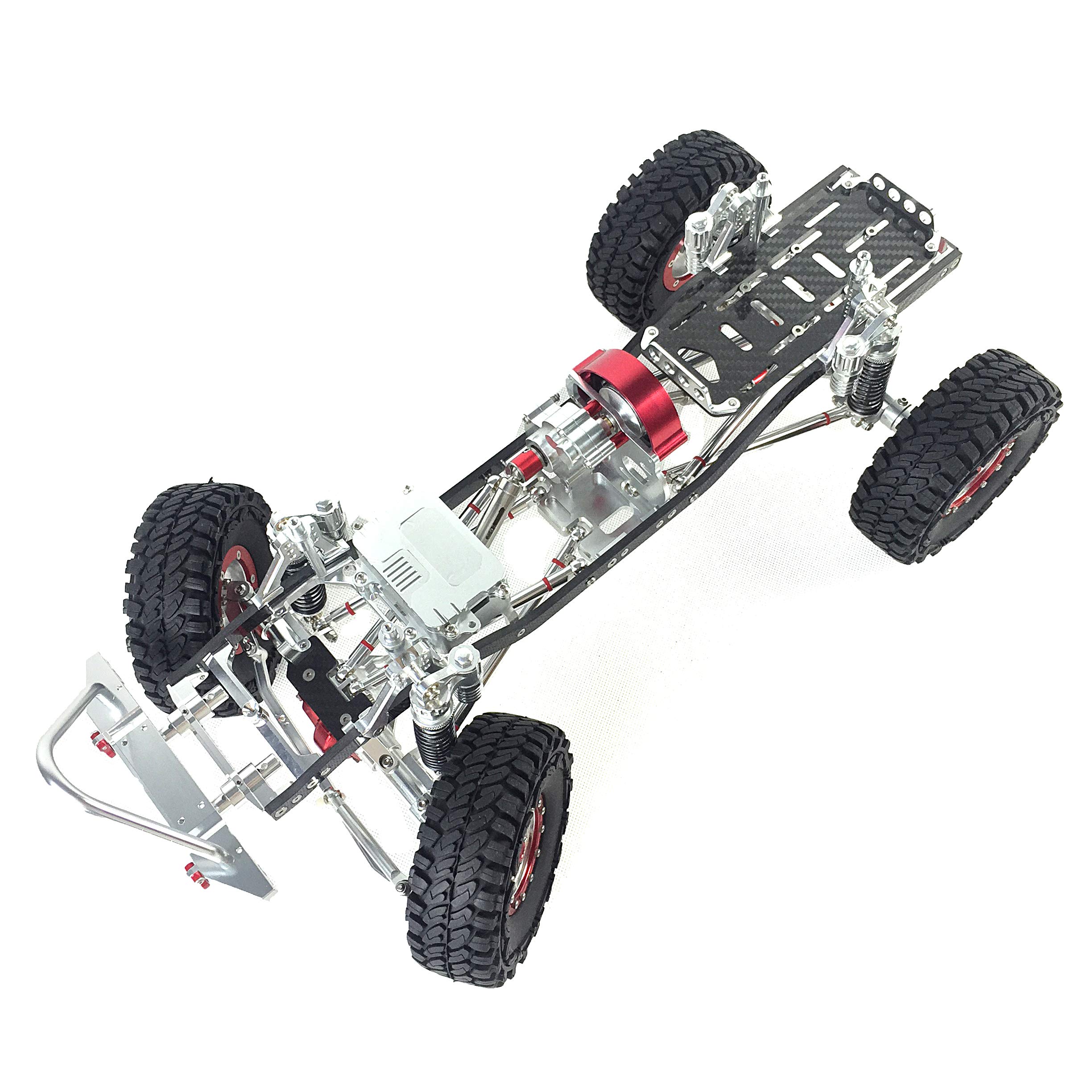 CNC 1/10 RC Rock Crawler Chassis KIT per camion RC elettrici