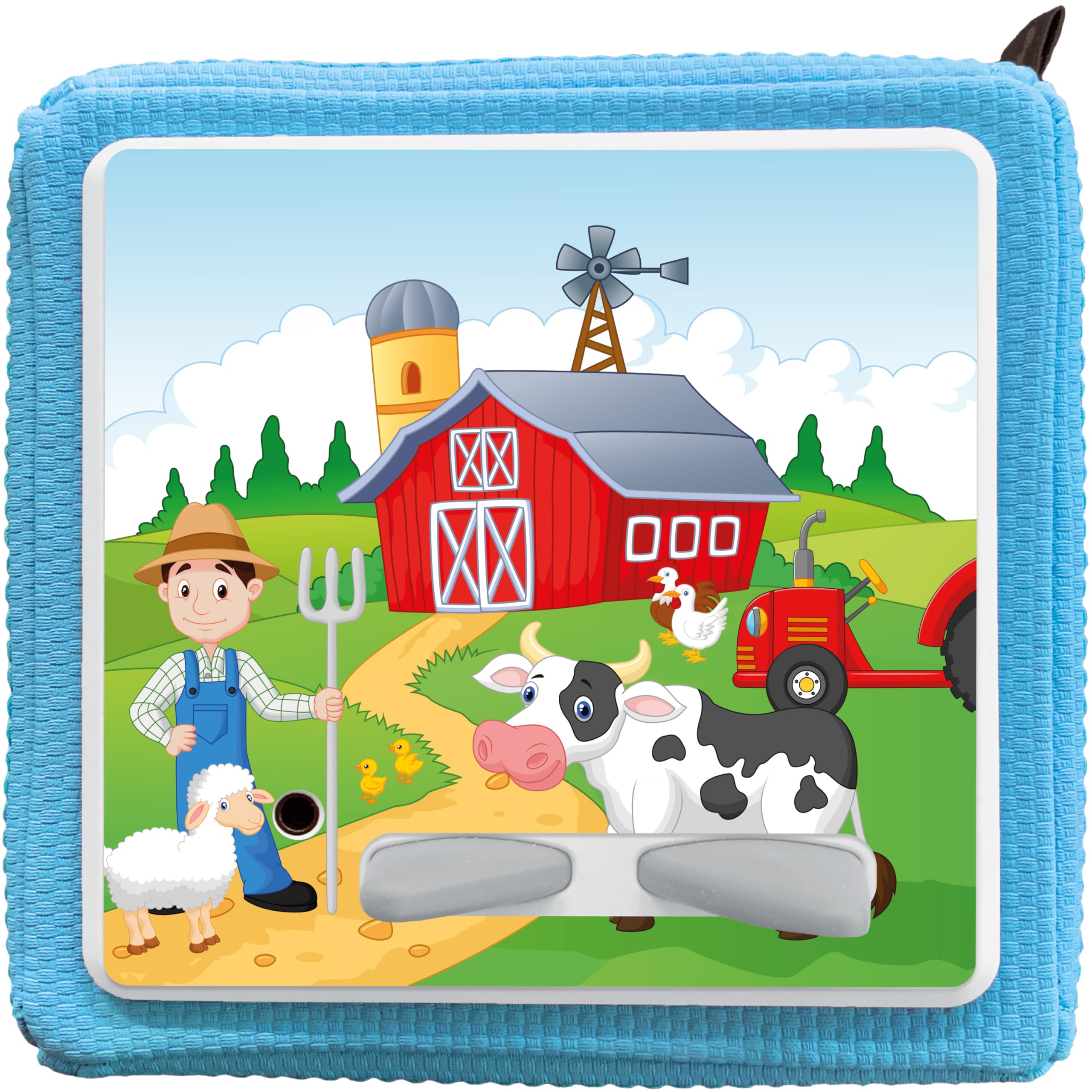 K002 | Protective Cover Protective Film for Toniebox, Self-Adhesive, Perfect Fit Film, Motifs, Accessories for Children, Toy Sticker (No. 1 Farm Product) — image 1