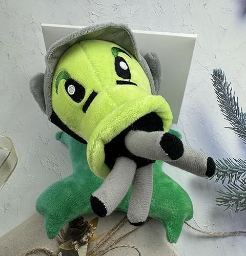 Miniatura 6 de JHESAO 8 "Plantas y Peashooter Zombies Juguetes de peluche PVZ 1 2 Peluche Suave Muñeca Gatling Guisante Tirador Juguete Nuevo