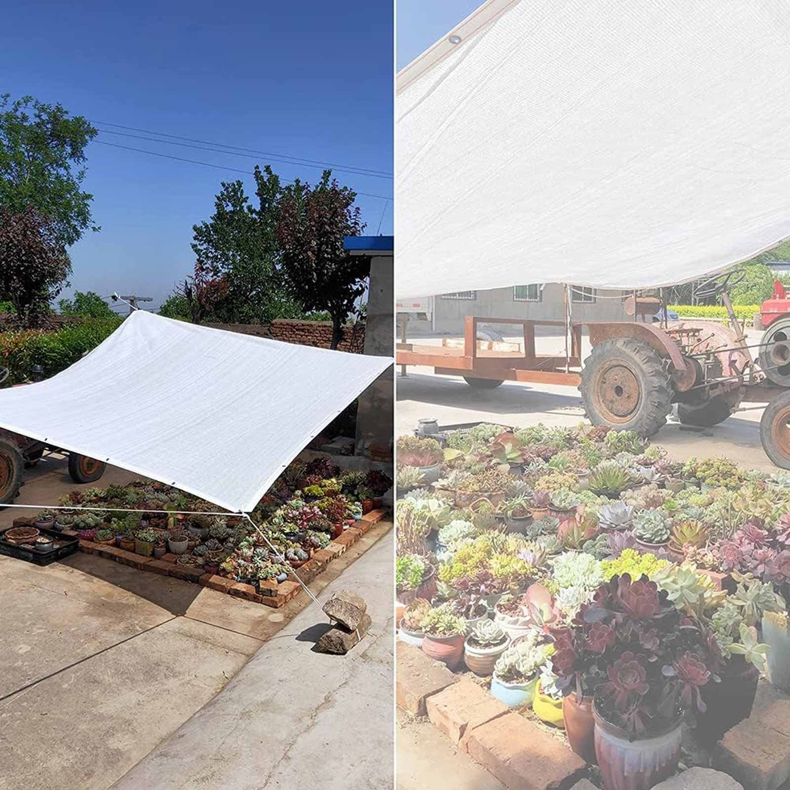 55% tkanina przeciwsłoneczna do pergoli, izolacja cieplna, tkanina żaglowa, na zewnątrz, podwórko, pokrowiec do ogrodu, wymiary od 1 x 2 do 2 x 5 m, ochrona przed promieniowaniem UV