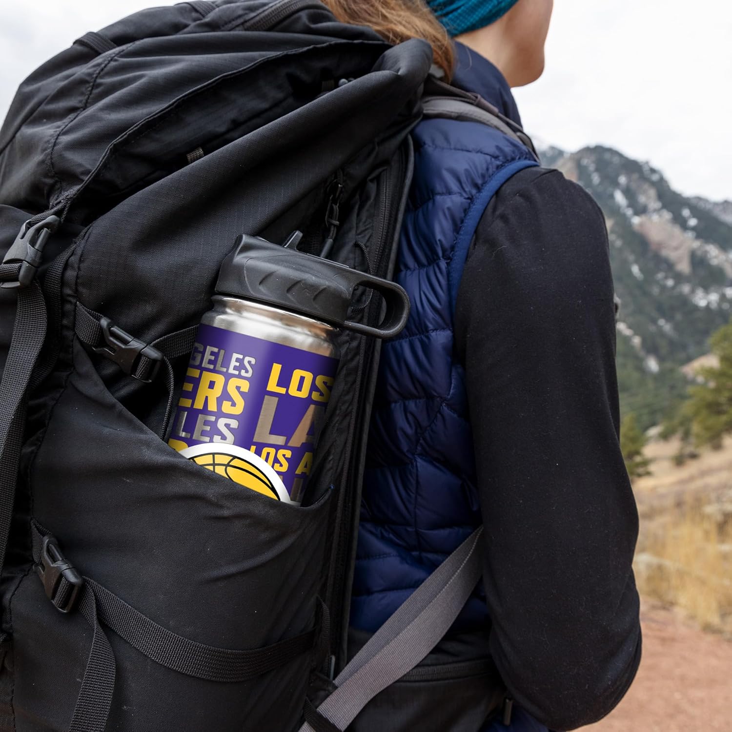 Rico Industries NBA Basketball 22oz Stainless Steel Tumbler with Lid - Great For Coffee, Tea, Water or Cocktails - Image 4