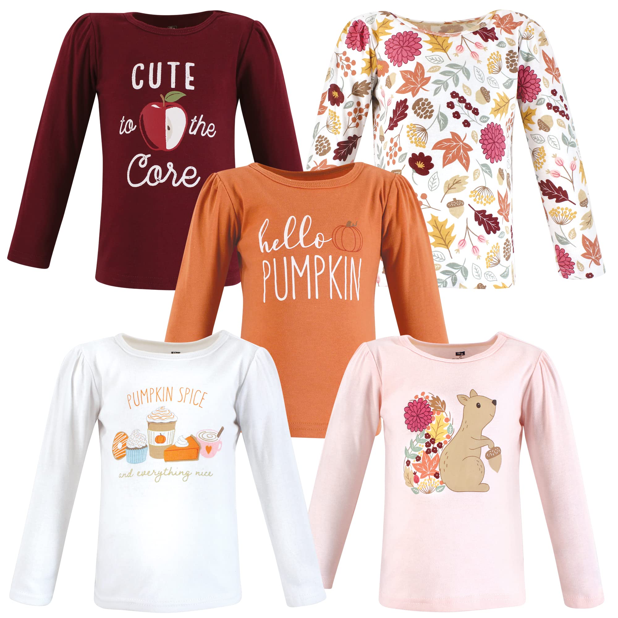 Hudson Baby Baby-Girls Long Sleeve T-Shirts