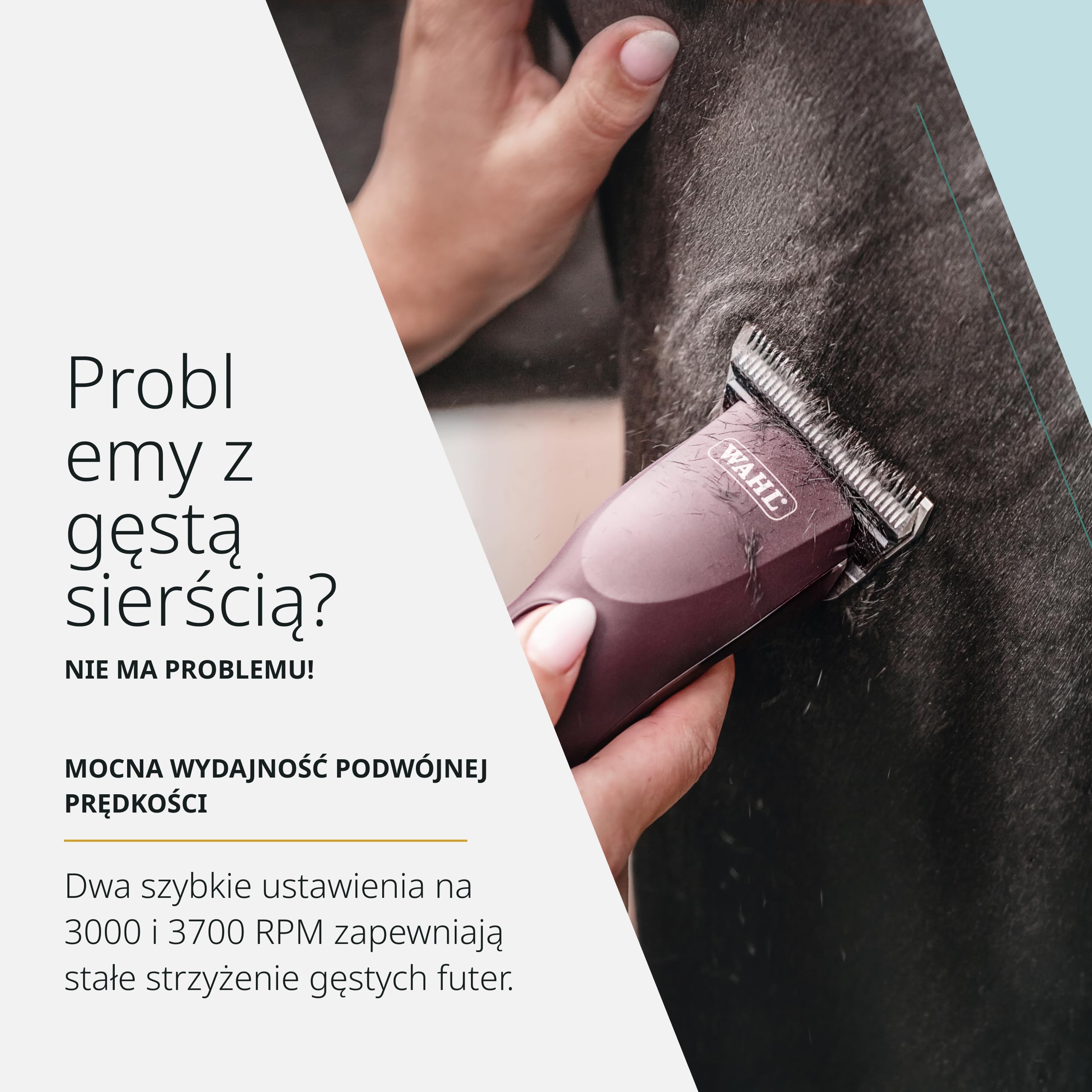 Wahl KM Supera Bezprzewodowa Maszynka do Strzyżenia Koni