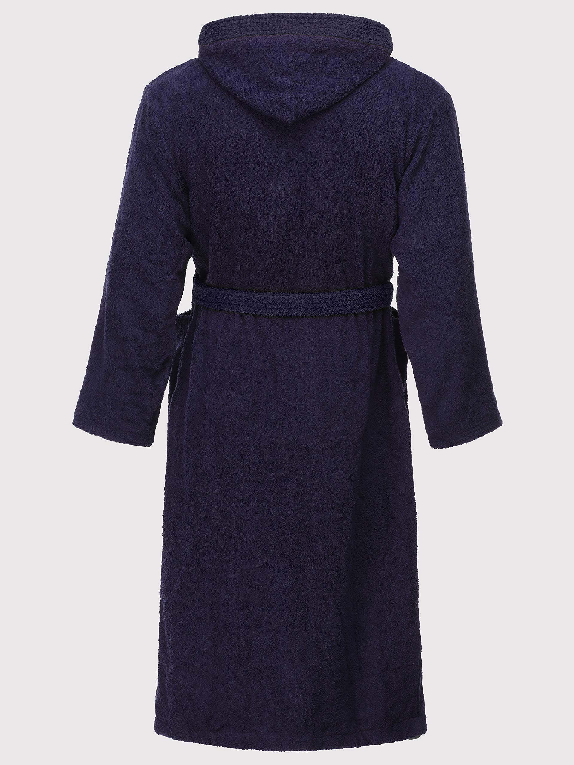 Ladeheid Accappatoio Uomo in Spugna di Cotone LA40-192(Blu Scuro-29, 3XL)