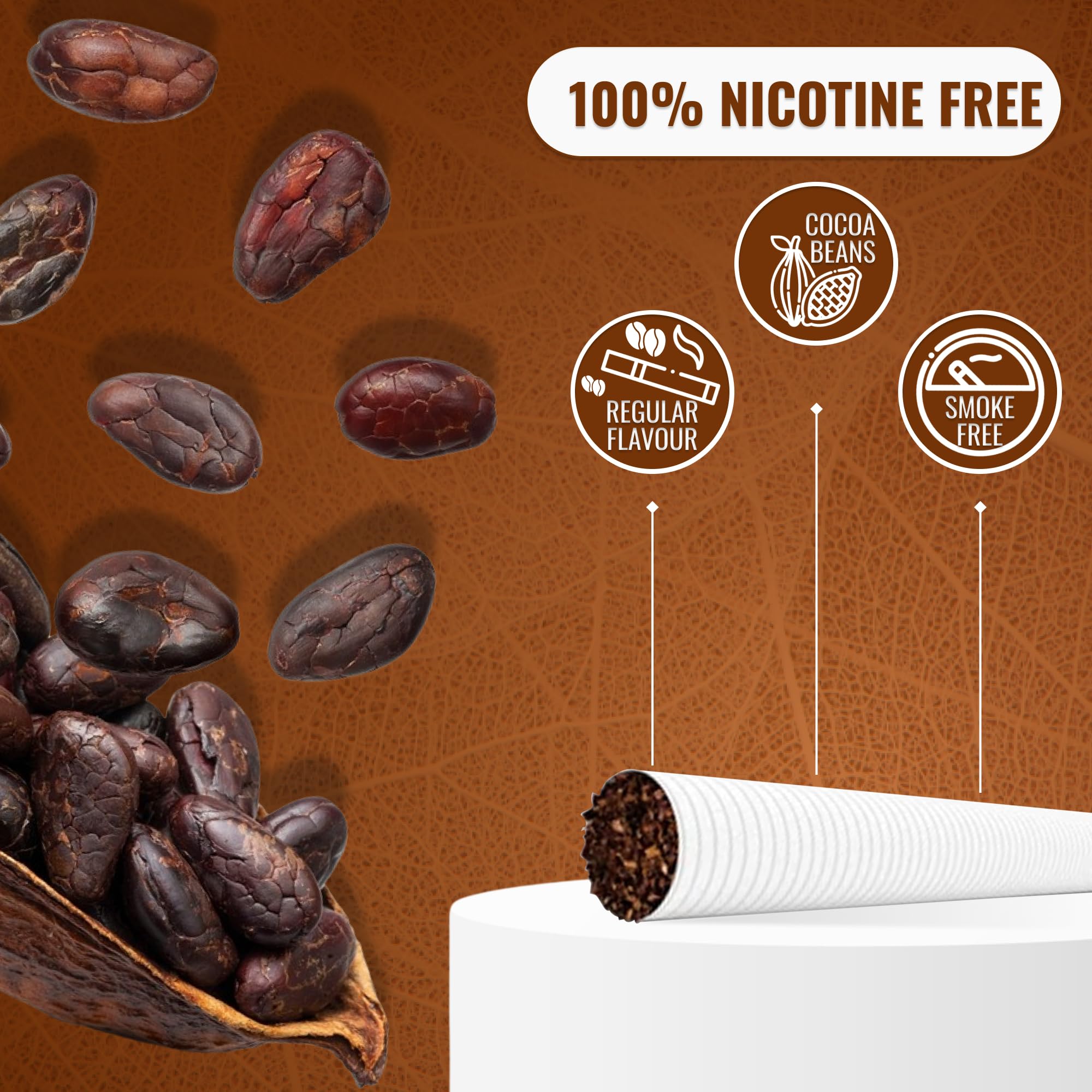 cocoa beans cigarette Amazon.com: Smoke Free Herbal Cocoa Cigarettes - Two Pack - 100% Tobacco &  Nicotine Free - Non-Addictive Tobacco Substitute