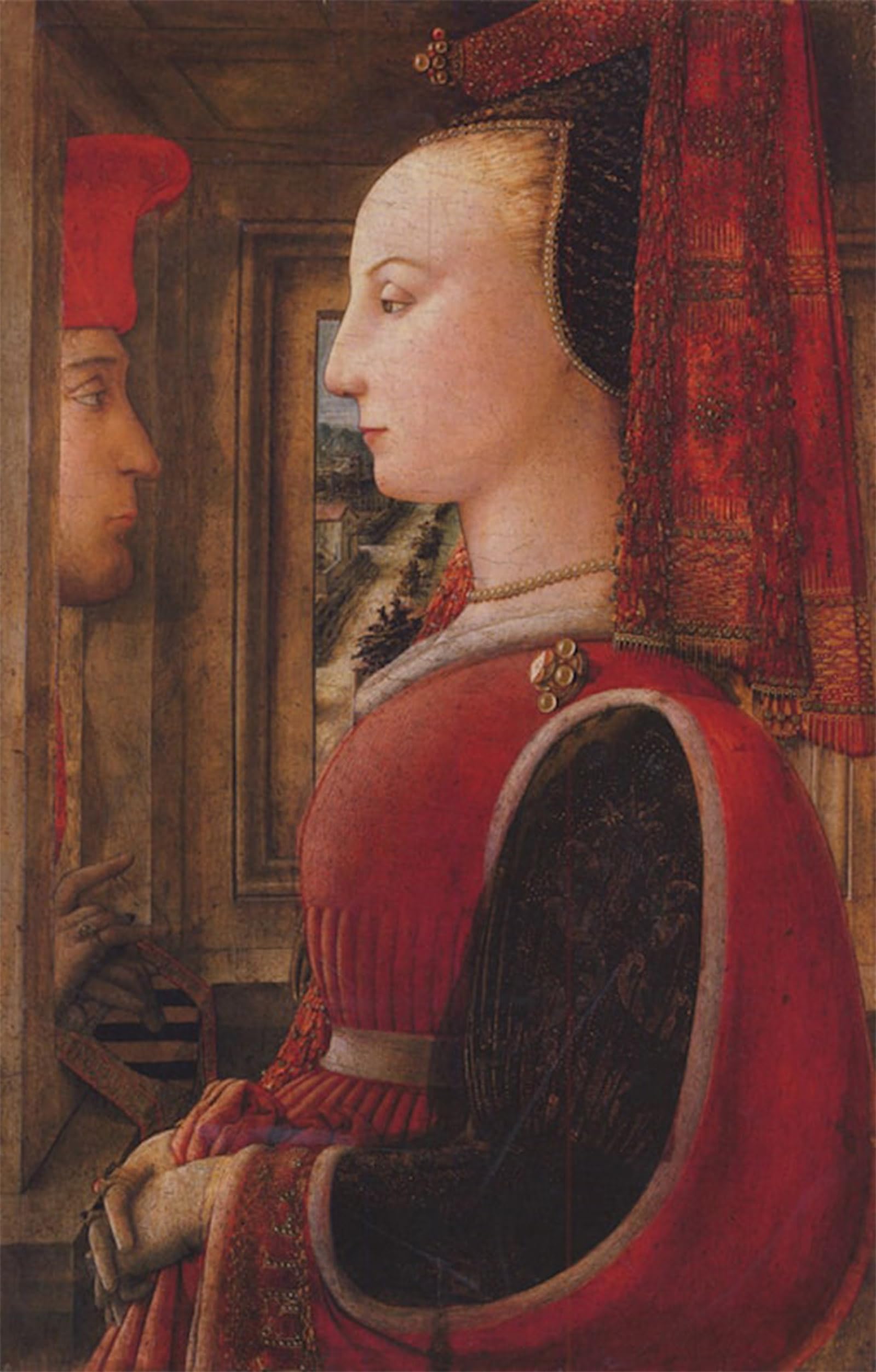 ARTXLXXBN Famous Painting Art Wall Decor Abstract Art Picture Two Figures Filippino Lippi Animal Pictures for Home Decor 60x90cm