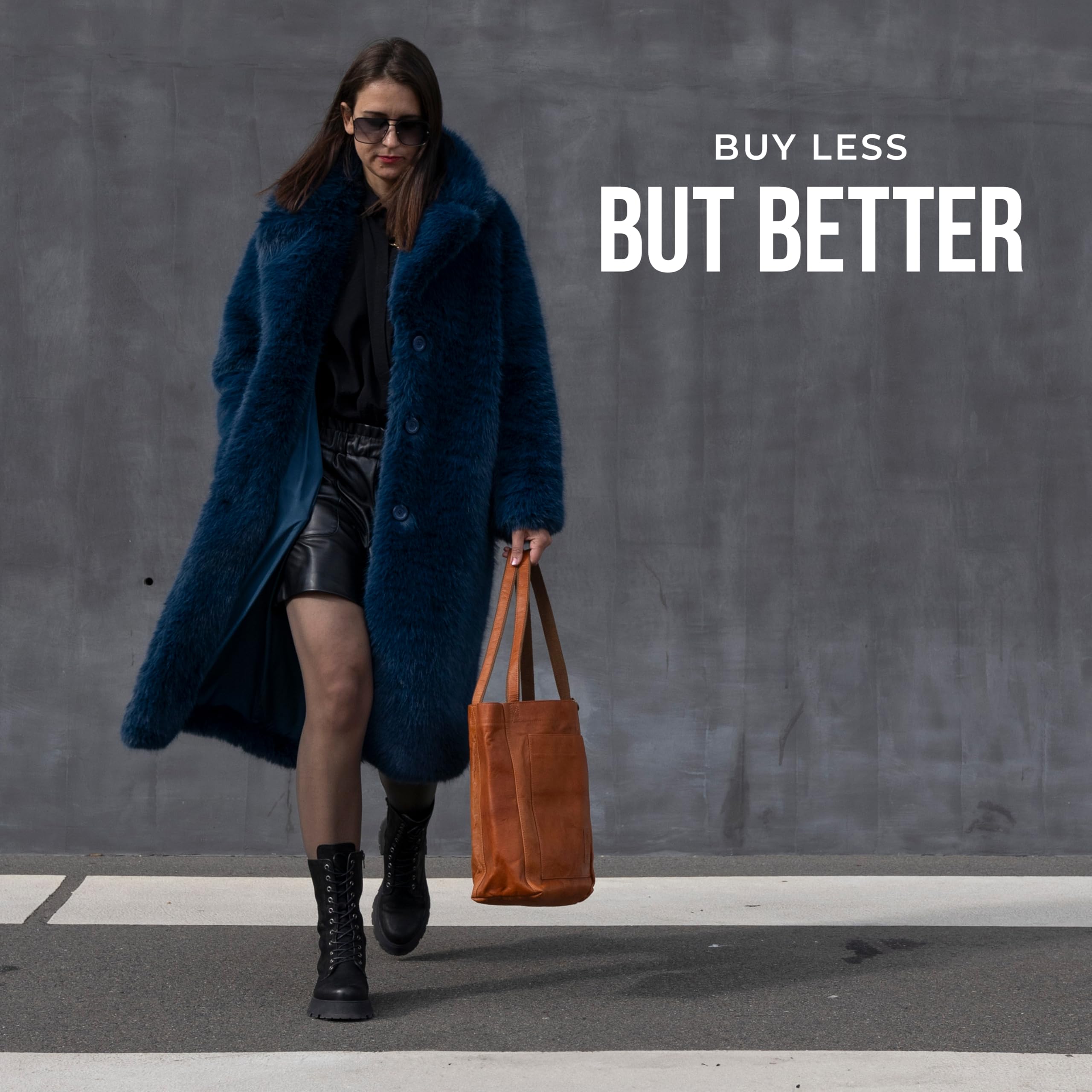 Berliner Bags Vintage Shopper Seville Tasche, Henkeltasche aus Leder, Handtasche für Damen