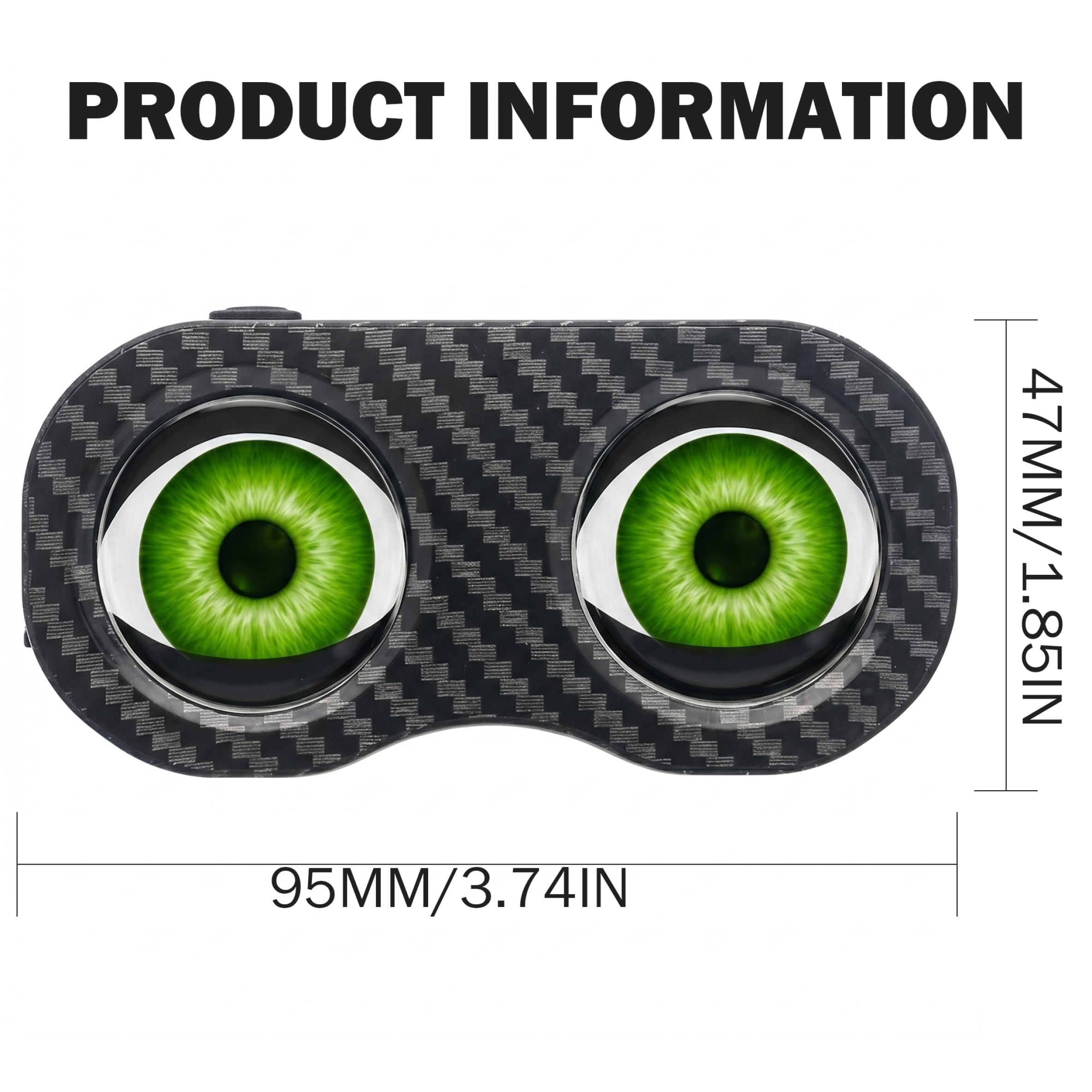 Luces traseras para Bicicleta, luz Trasera LED dinámica con Ojos de Demonio, 85 Modos con Control de aplicación, luz Trasera para Bicicletas Recargable por USB, Verde