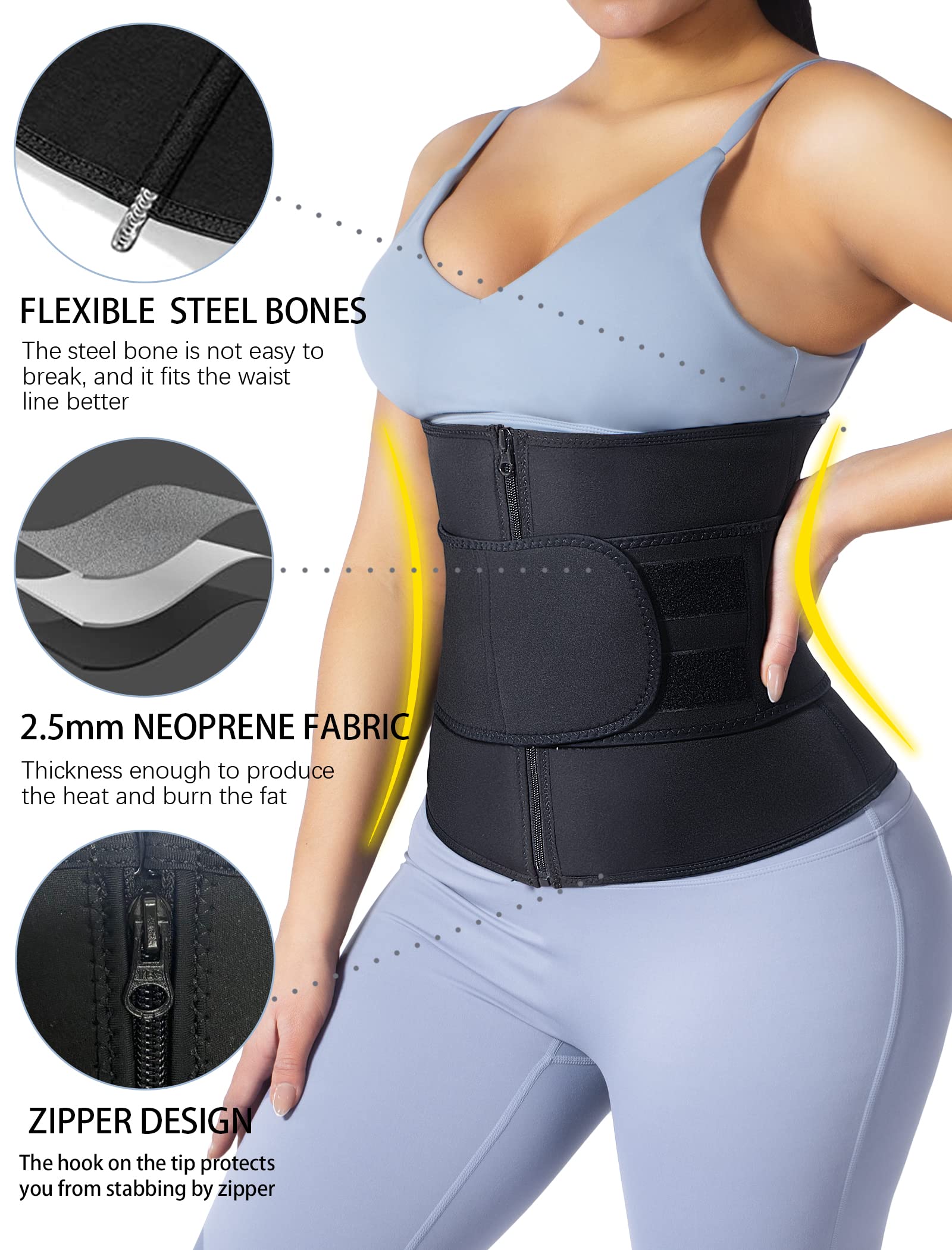 Waist Trimmers Do Neoprene Waist Trainers Work Sweat Band For