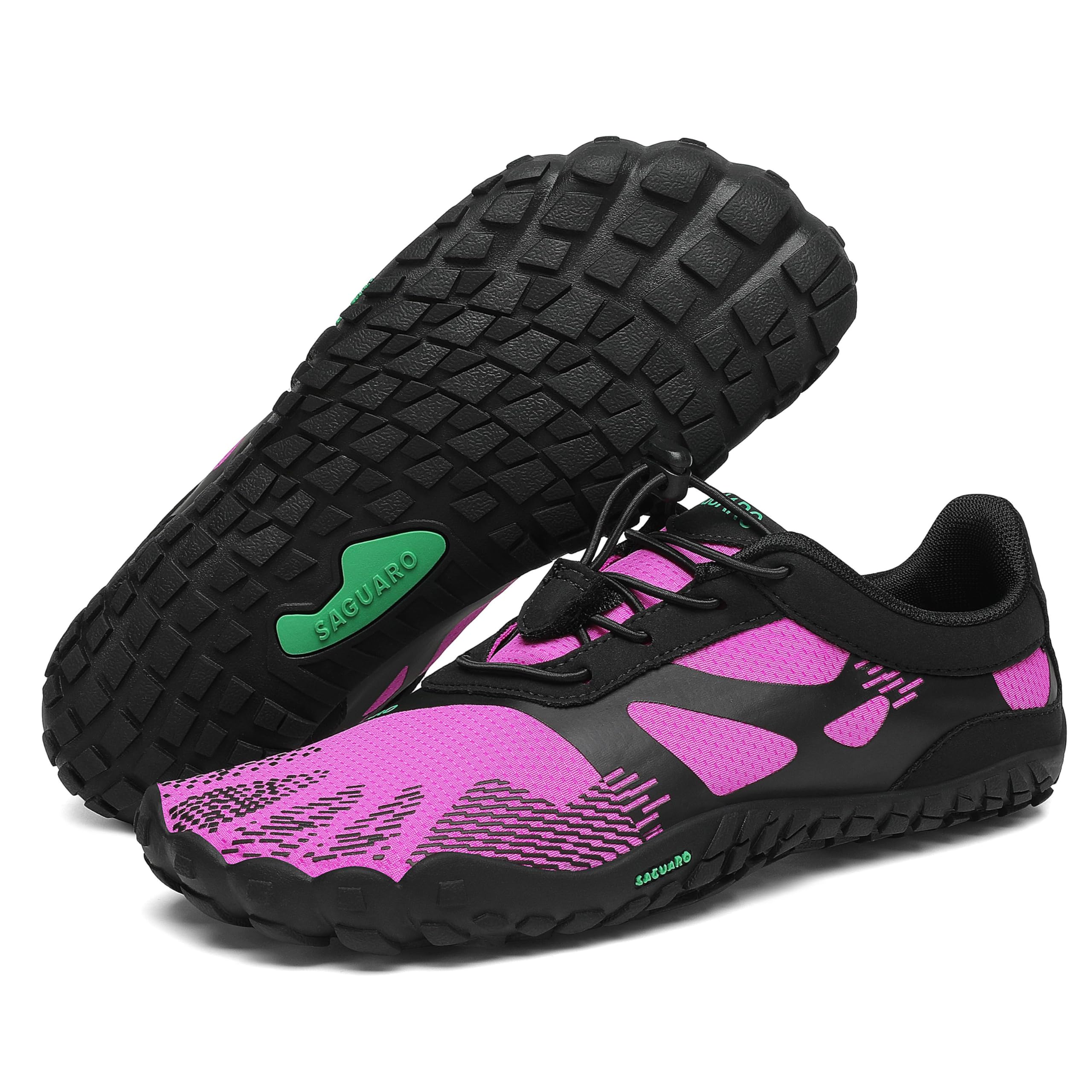 SAGUARO Unisex Barfußschuhe Leicht rutschfest Traillaufschuhe für Outdoor & Indoor