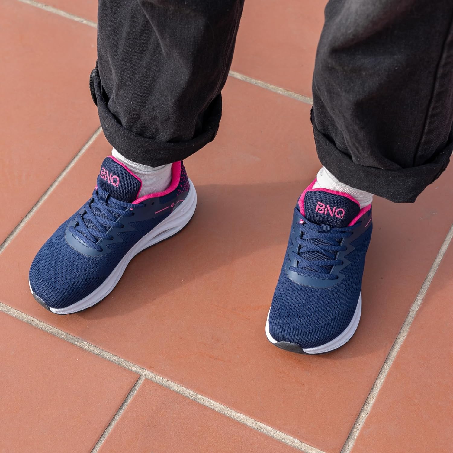 Womens Arch Support Walking Shoes Wide Toe Box Orthotic Sneakers Tennis Shoes for Plantar Fasciitis Pain Relief, Size 6-11 - Image 2