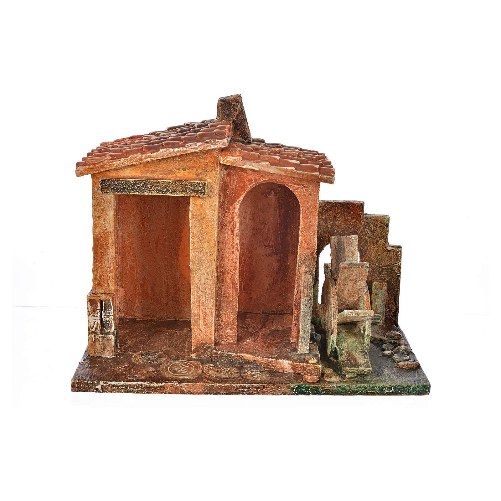 Holyart Krippenmühlen: Ausstattung Mühle Krippe Fontanini 12 cm