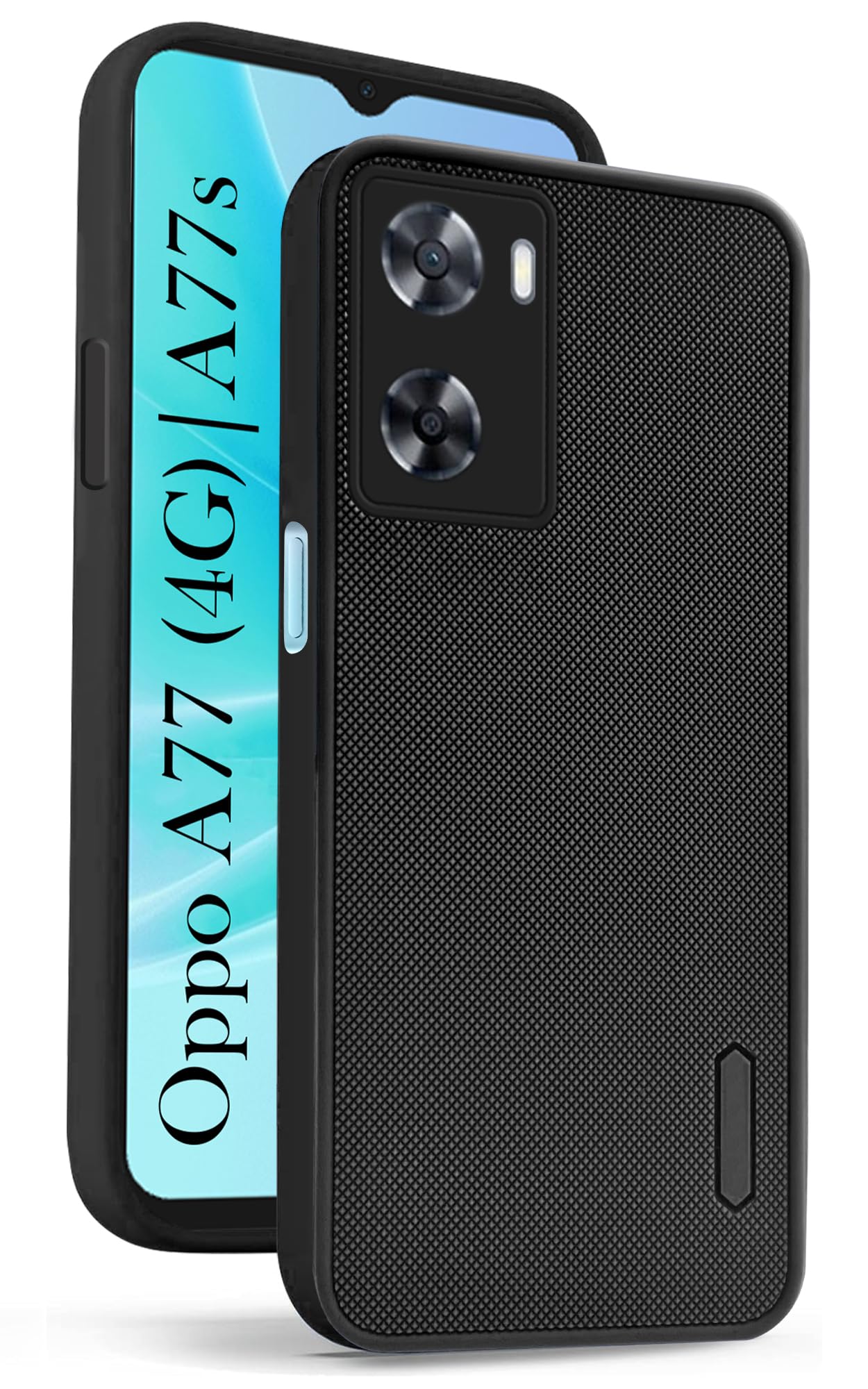 Jkobi Back Cover Case for Oppo A77 4G | Oppo A77s (Textured Grip Design | Camera Protection | Slim and Light Weight | Soft Touch and Feel | Black) (B0CZXK7VT6) Amazon Price History, Amazon Price Tracker