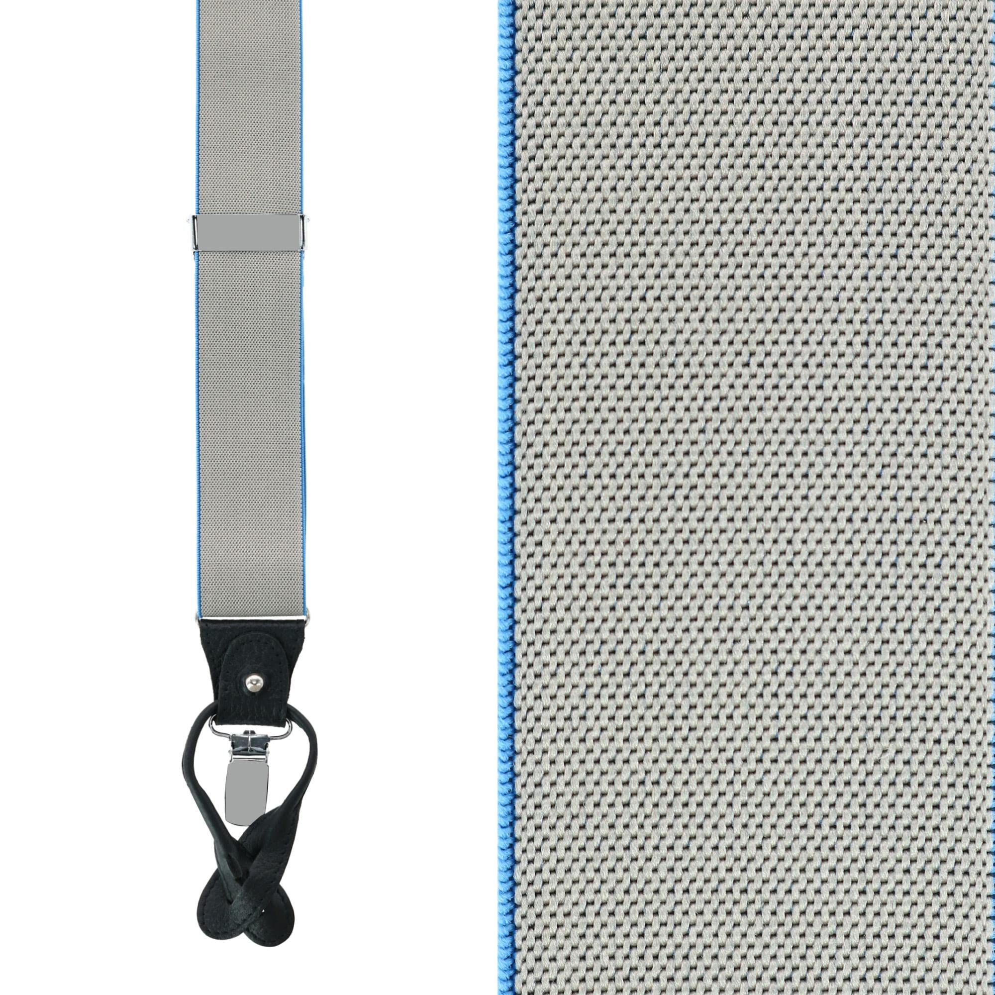 Trafalgar Men's Maddox 35mm Convertible Braces (Suspenders), Khaki