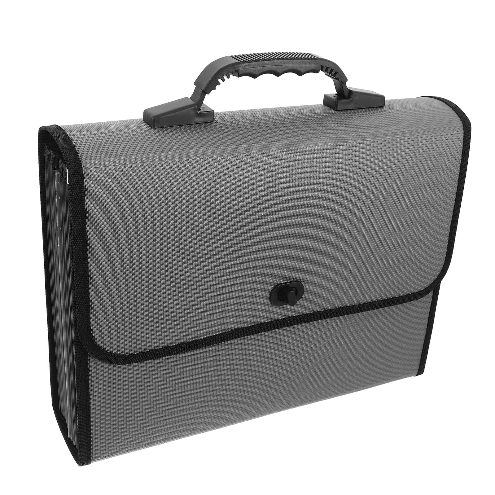 TOPBATHY Borsa Portadocumenti con Manico a Fisarmonica Espandibile A4, Organizzatore di File in Plastica con 26 Scomparti, Cartella Portaoggetti per Cancelleria per Ufficio, Scuola